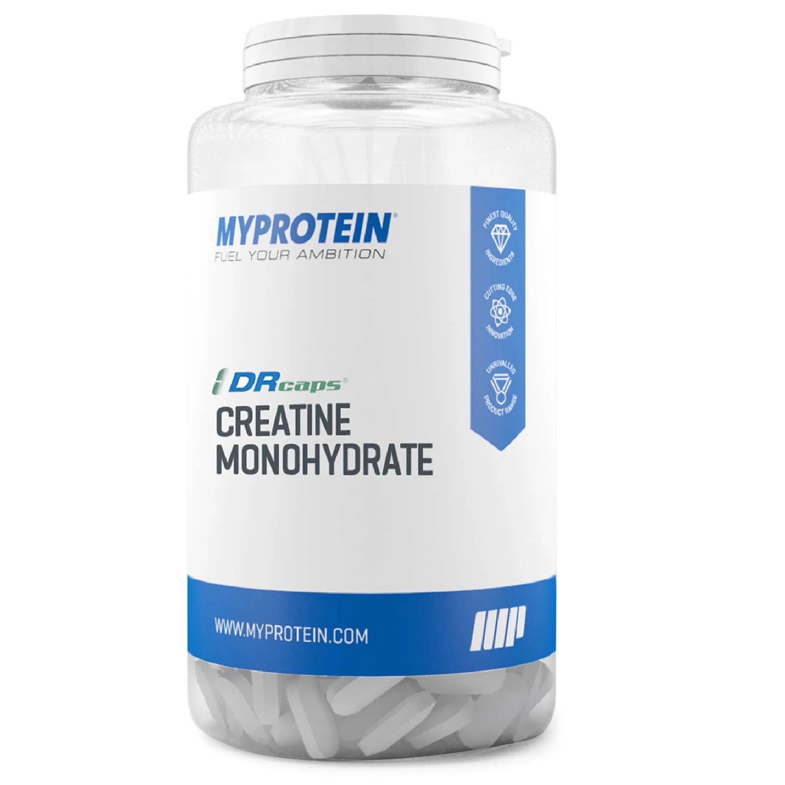 DRCaps® Creatine Monohydrate - 90Capsules - Unflavoured Image 1