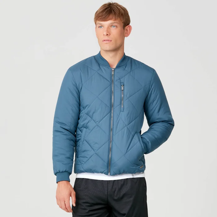MP Pro-Tech Quilted Bomber Jacket - Black
