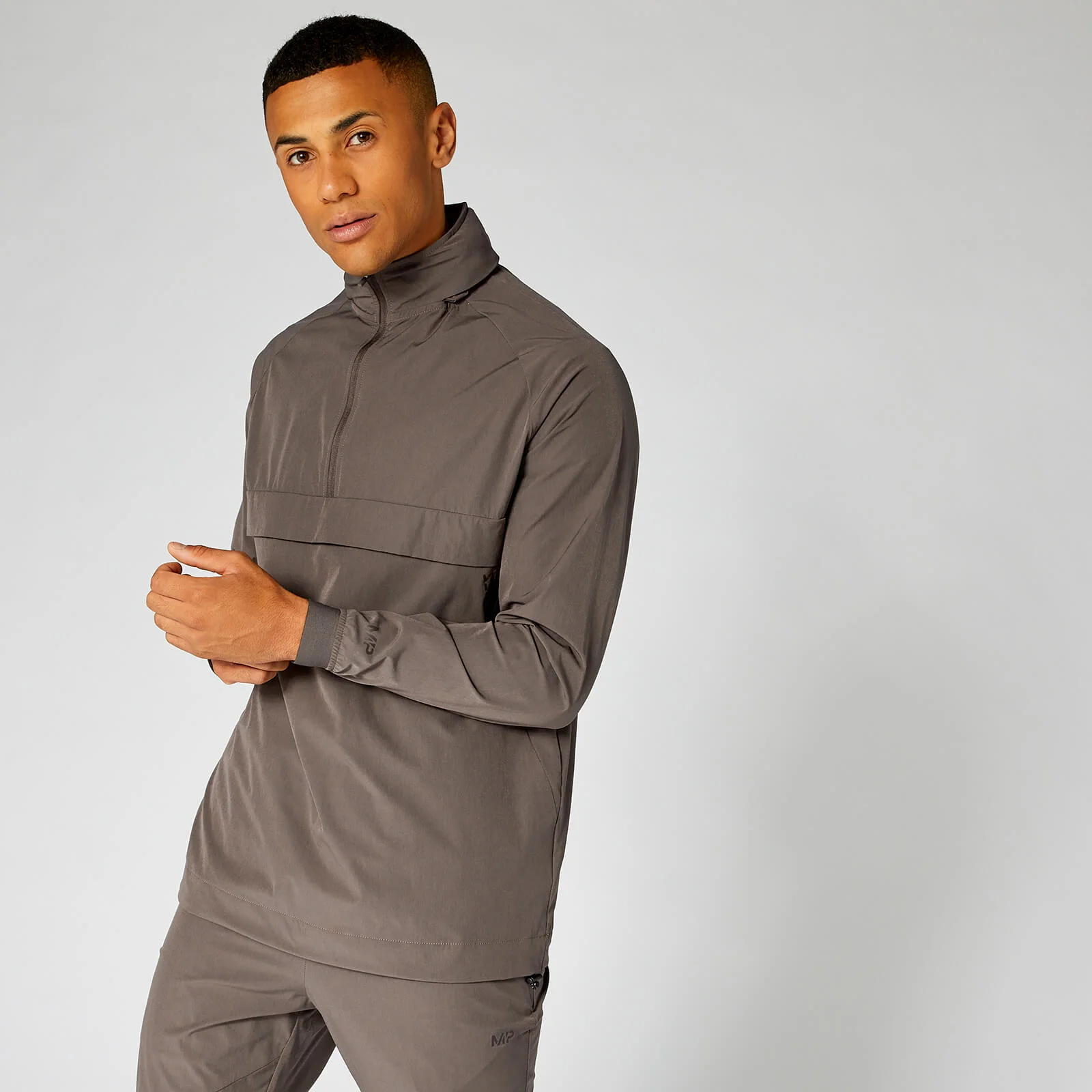 MP Men's Pace 1/2 Zip Pullover - Driftwood - XS Image 1