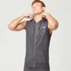 Tru-Fit Sleeveless Hoodie - Charcoal Marl