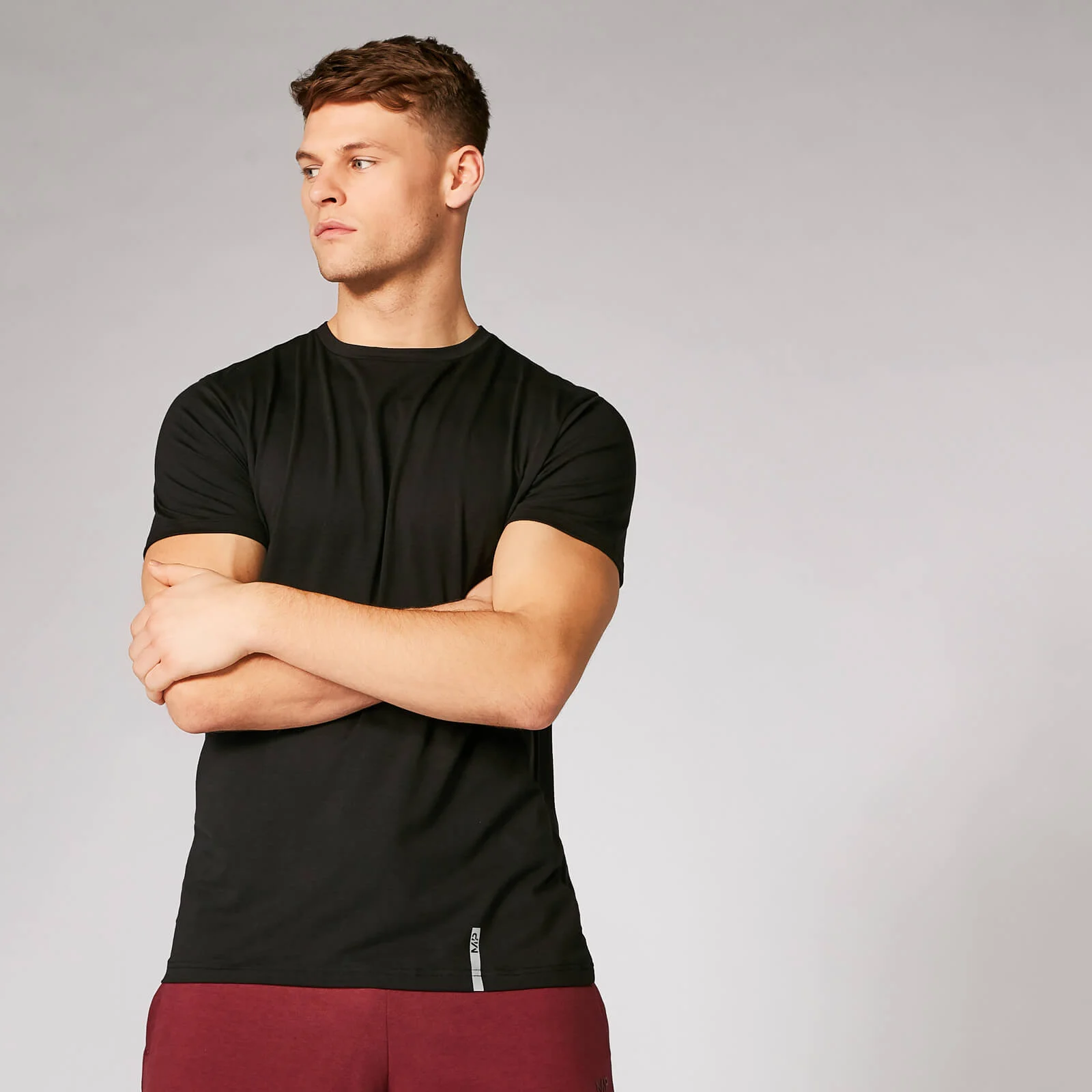 MP Men's Luxe Classic Crew T-Shirt - Black - XS Image 1