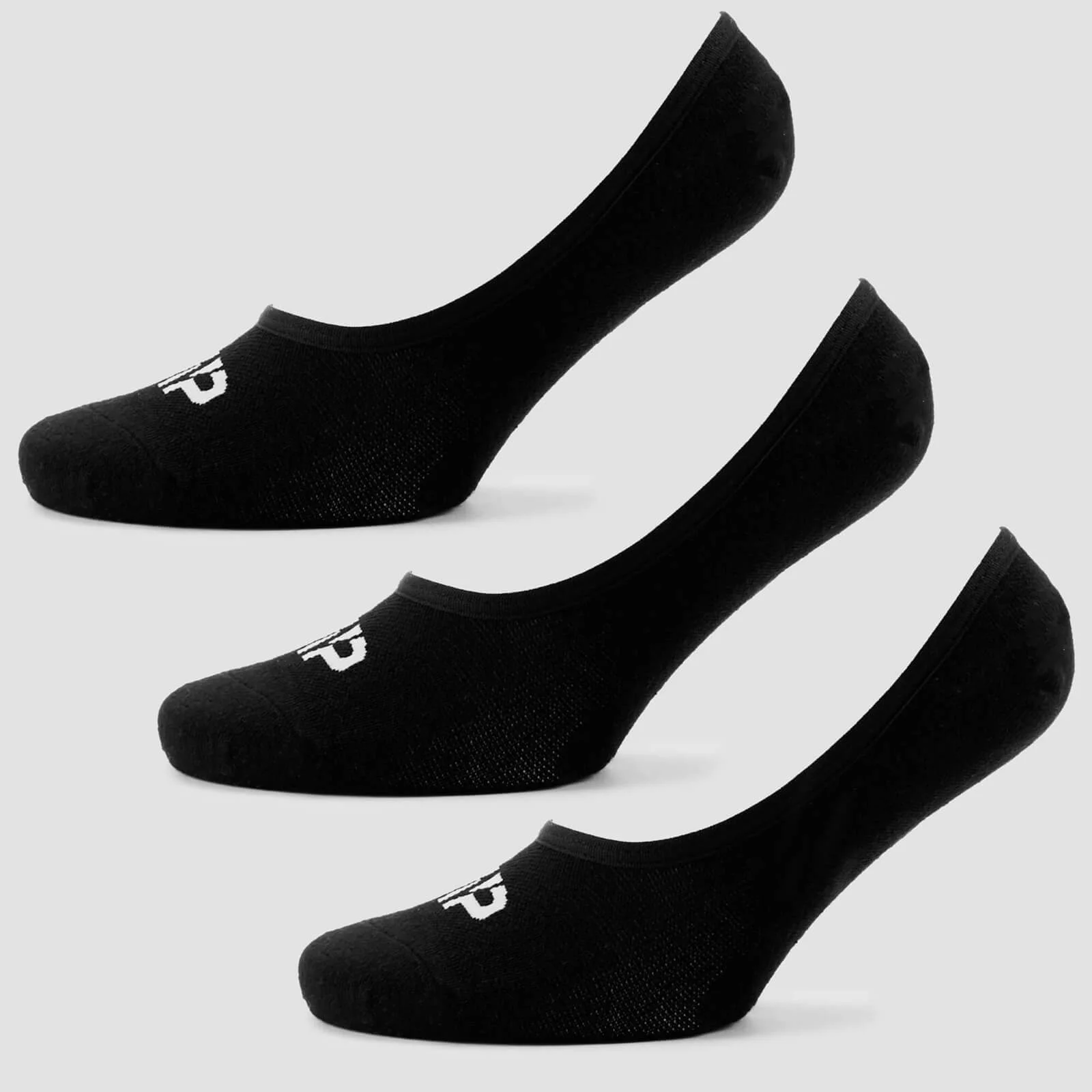MP Women's Invisible Socks - Black (3 Pack) - UK 3-6 Image 1