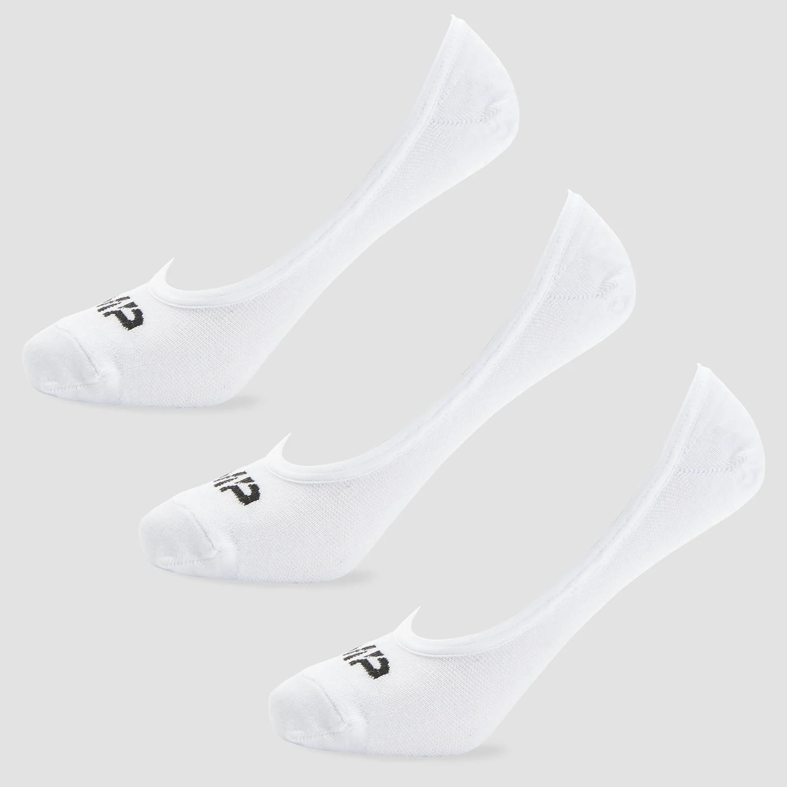 MP Men's Invisible Socks - White (3 Pack) - UK 6-8 Image 1