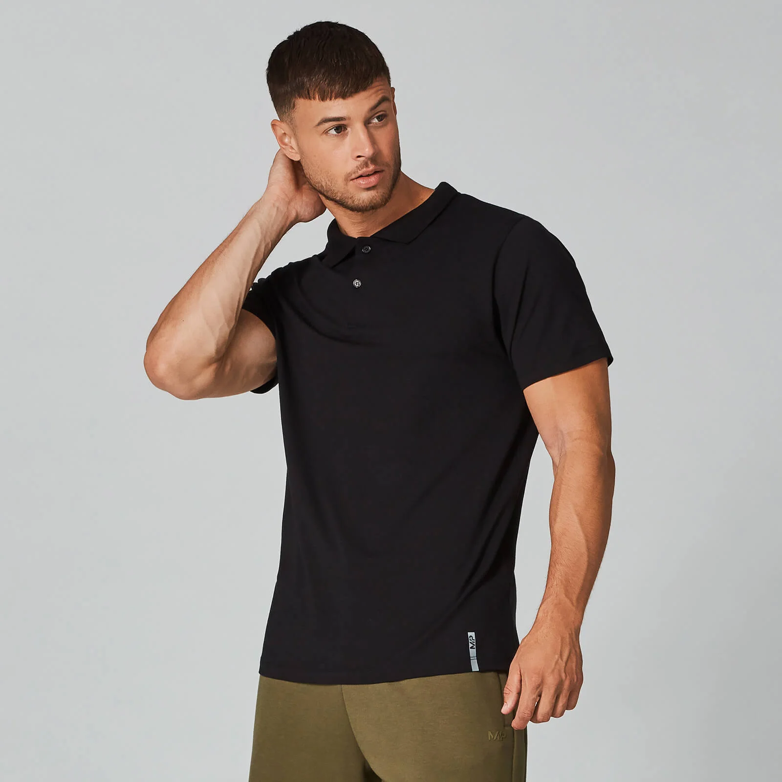 MP Luxe Classic Polo Shirt - Black - XS Image 1