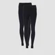 MP Women's Power Mesh Leggings - Black/Black (2 Pack)