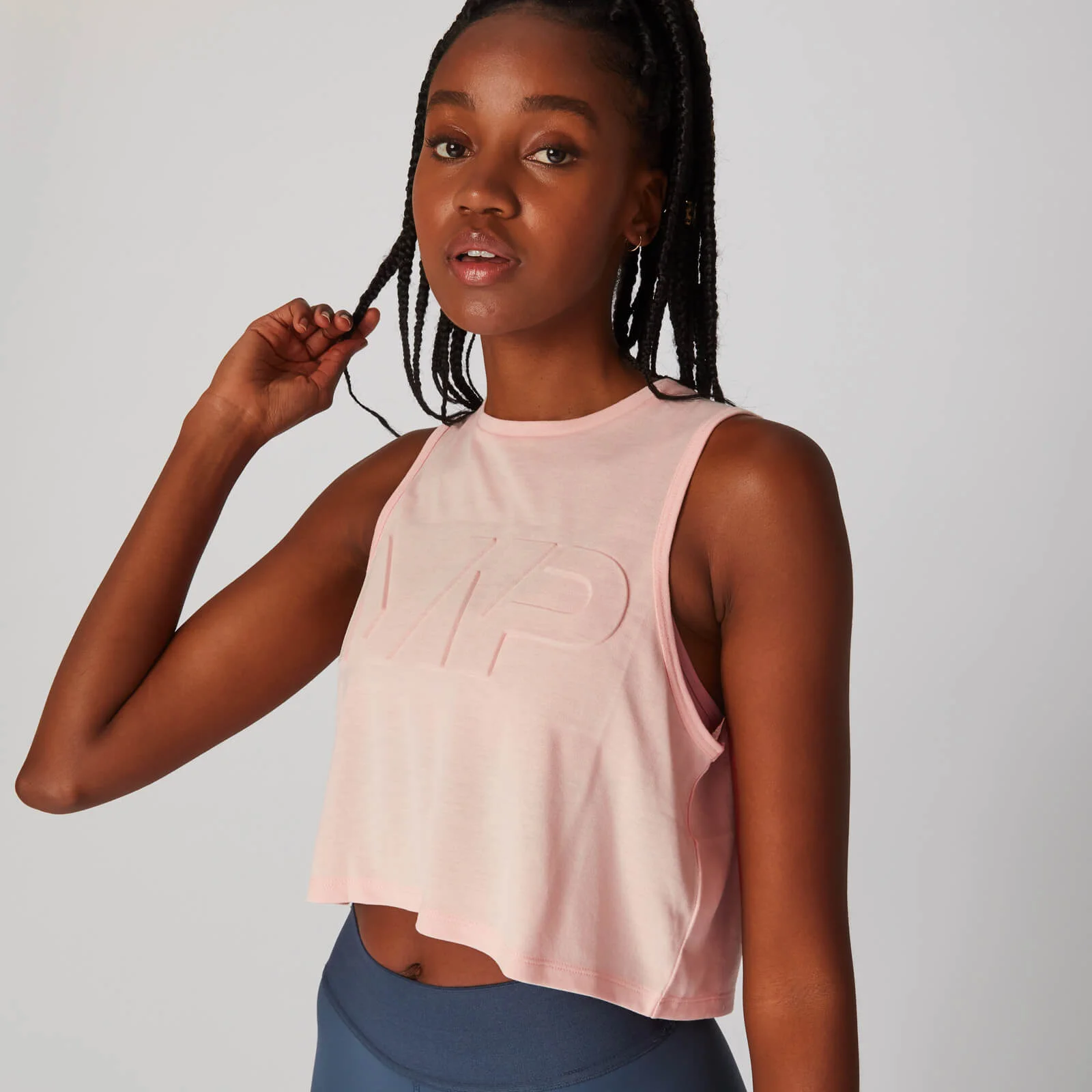 MP Embossed Reach Vest - Pearl Blush - XS Image 1