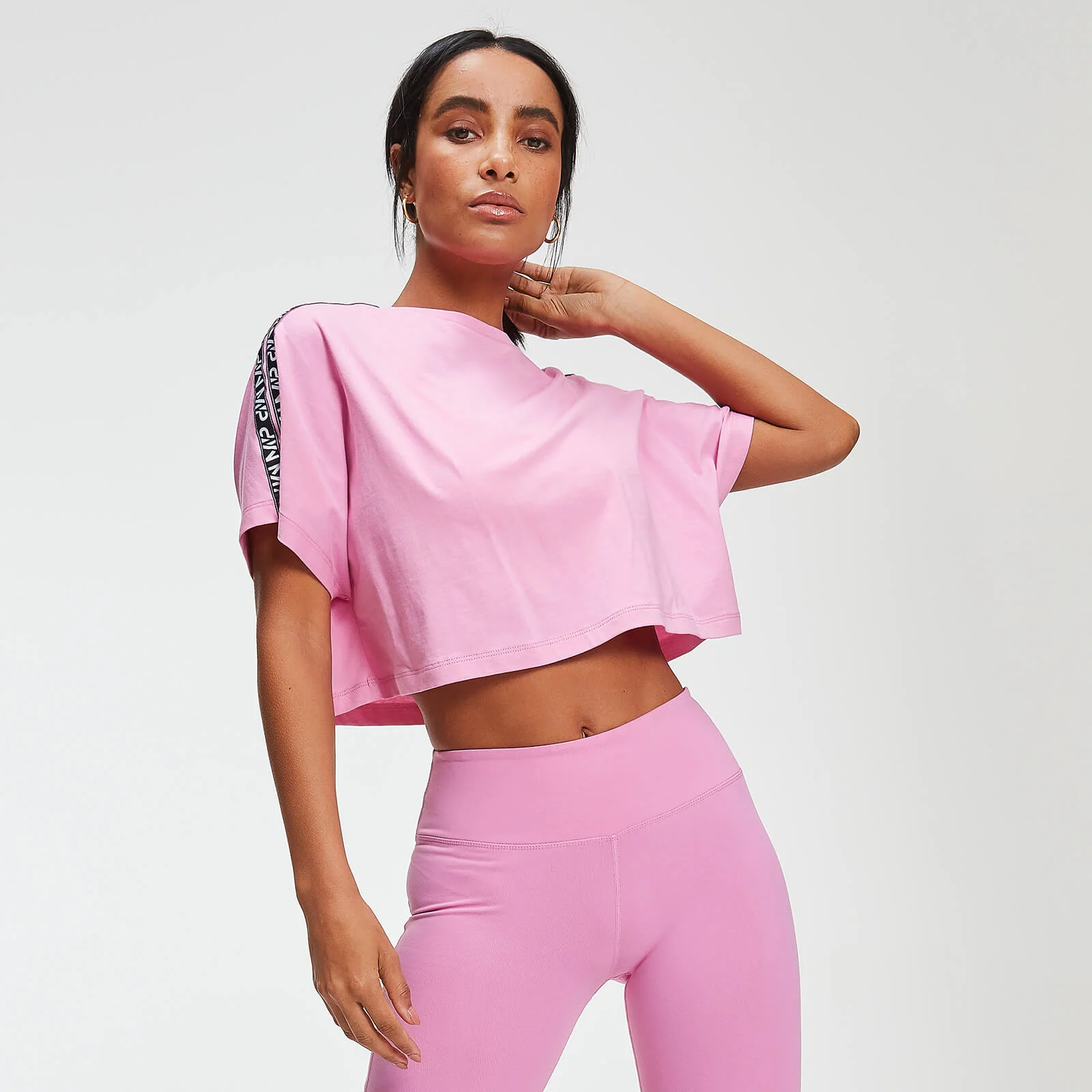MP Power Women's Crop Tape T-Shirt - Candy - XS Image 1