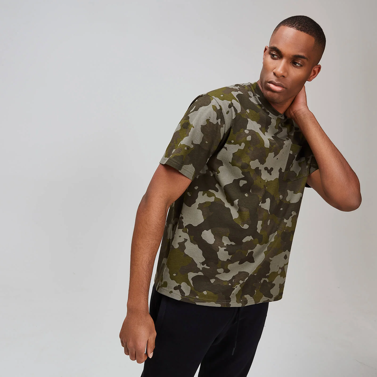 MP Men's Rest Day Pocket Stitch T-Shirt - Camo - XS Image 1