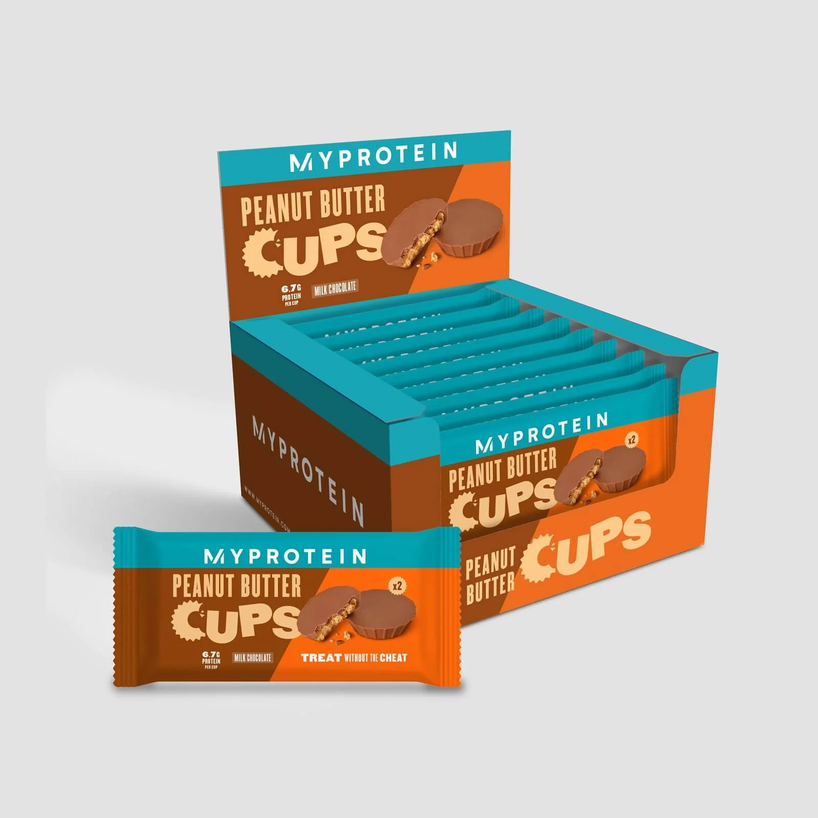 Peanut Butter Cups - 10 x 42g - Milk Chocolate Image 1