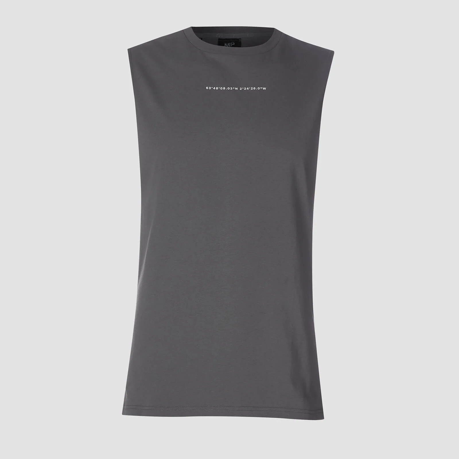 MP Men's Rest Day Coordinates Drop Armhole Tank - Carbon - XS Image 1