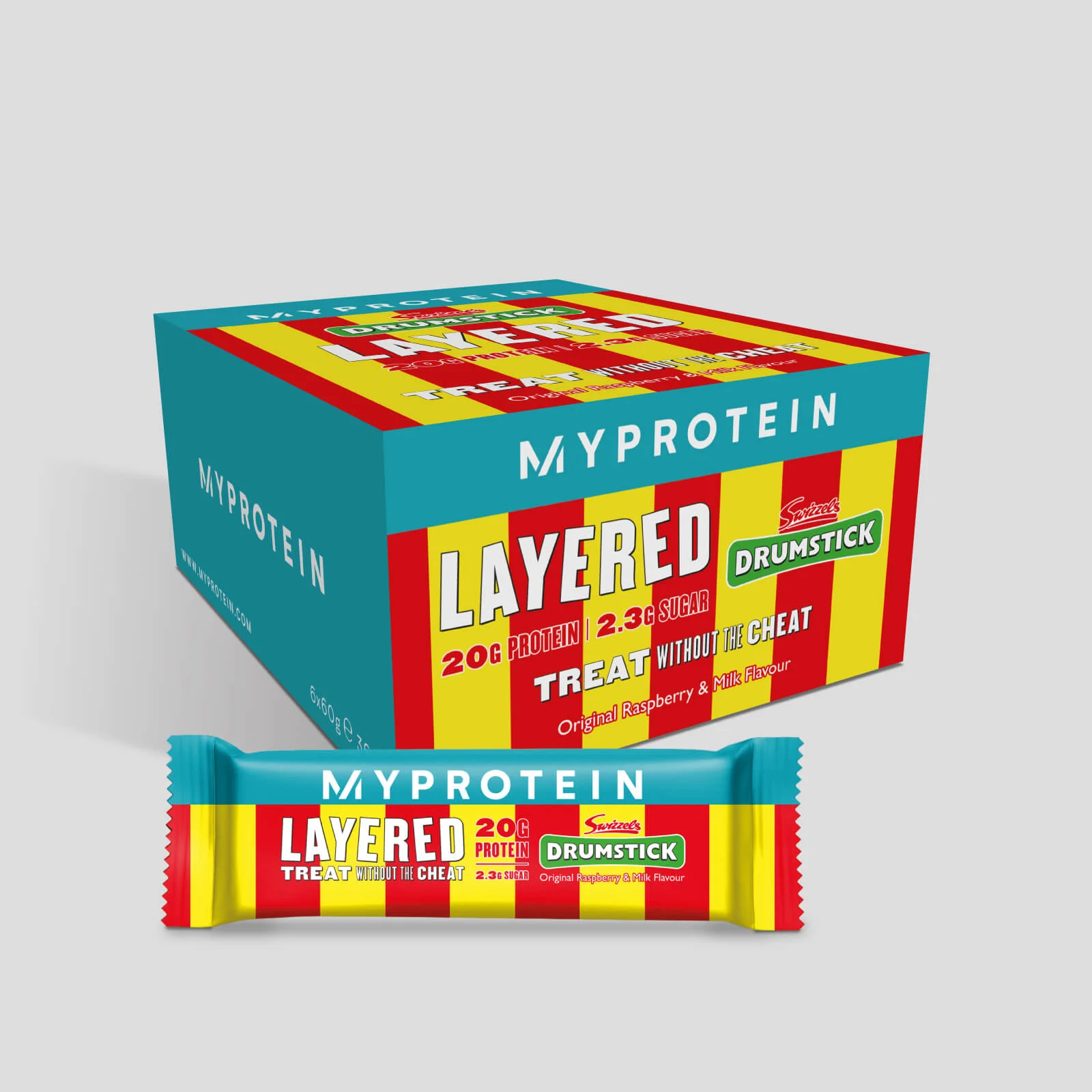 Layered Protein Bar — Drumstick - Swizzels Refreshers Image 1