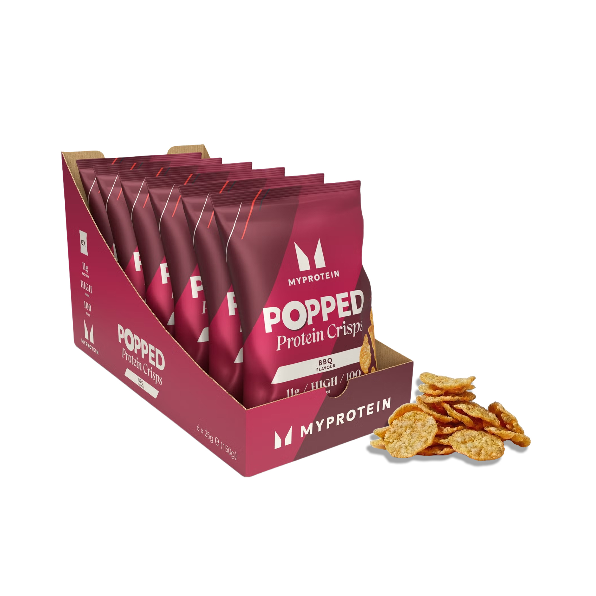 Protein Crisps - 6 x 25g - Barbecue Image 1