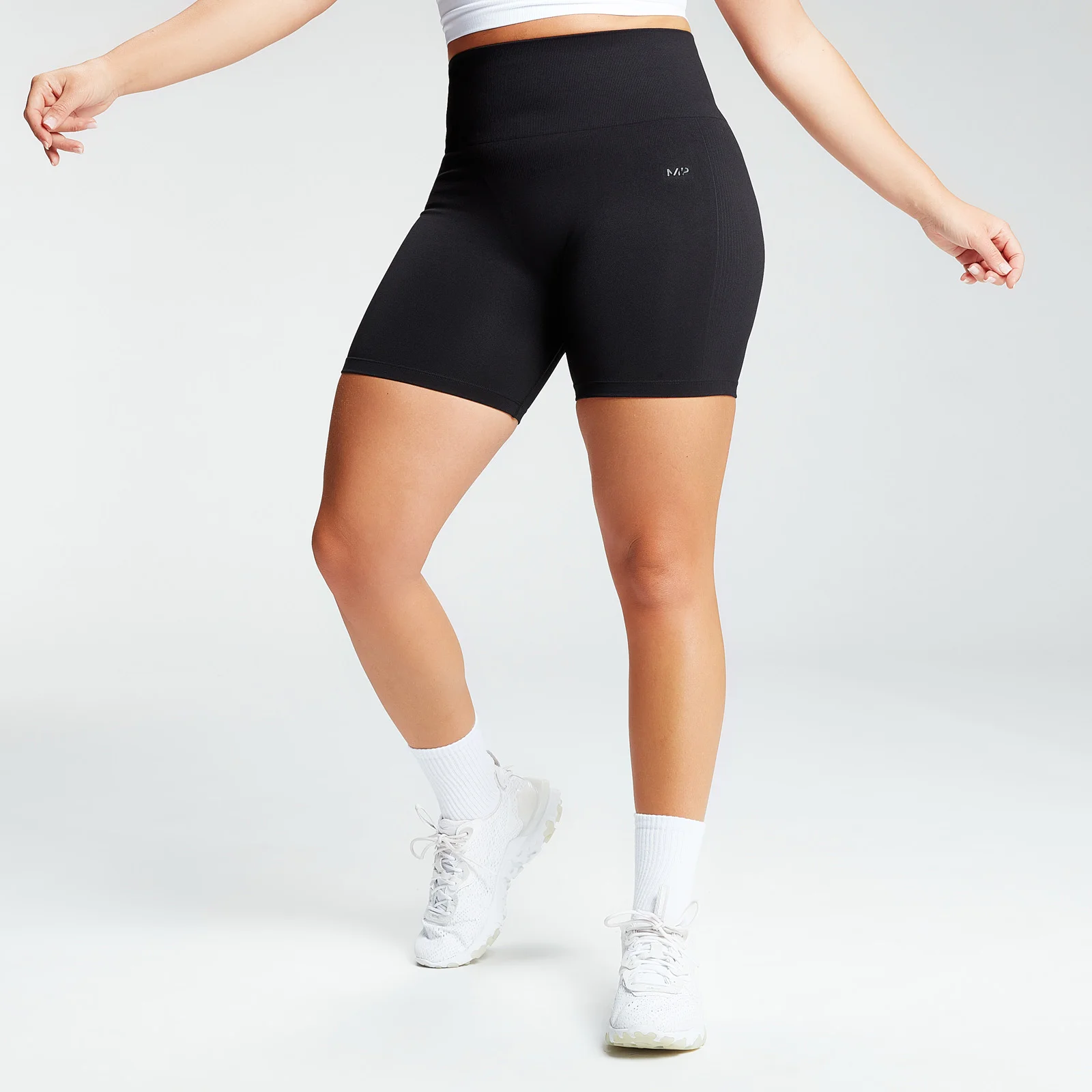 MP Women's Shape Seamless Ultra Cycling Shorts - Black - XXXL Image 1