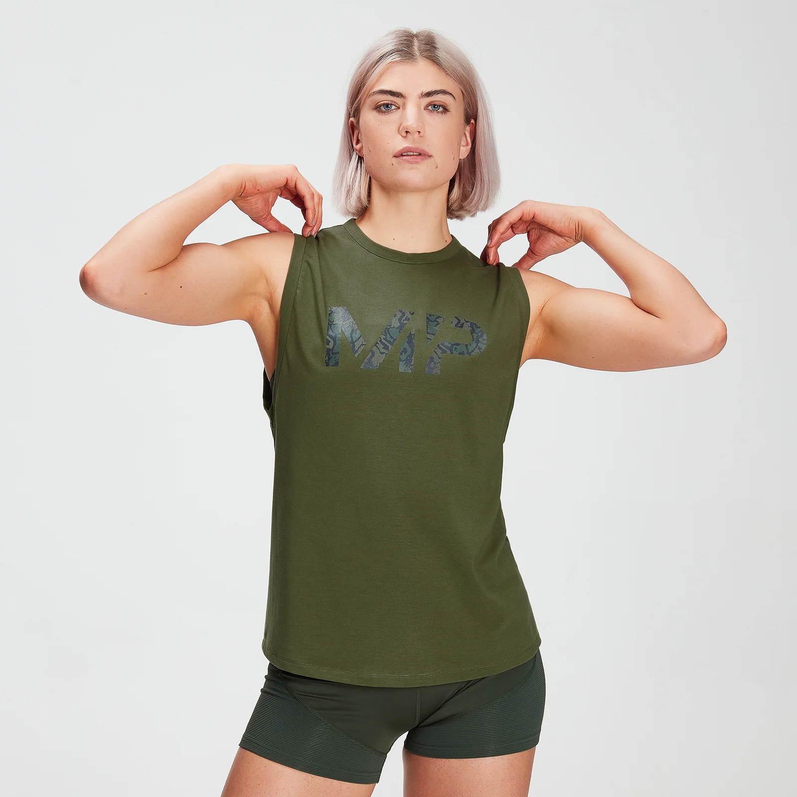 MP Women's drirelease® Drop Armhole Tank- Leaf Green - XXS Image 1