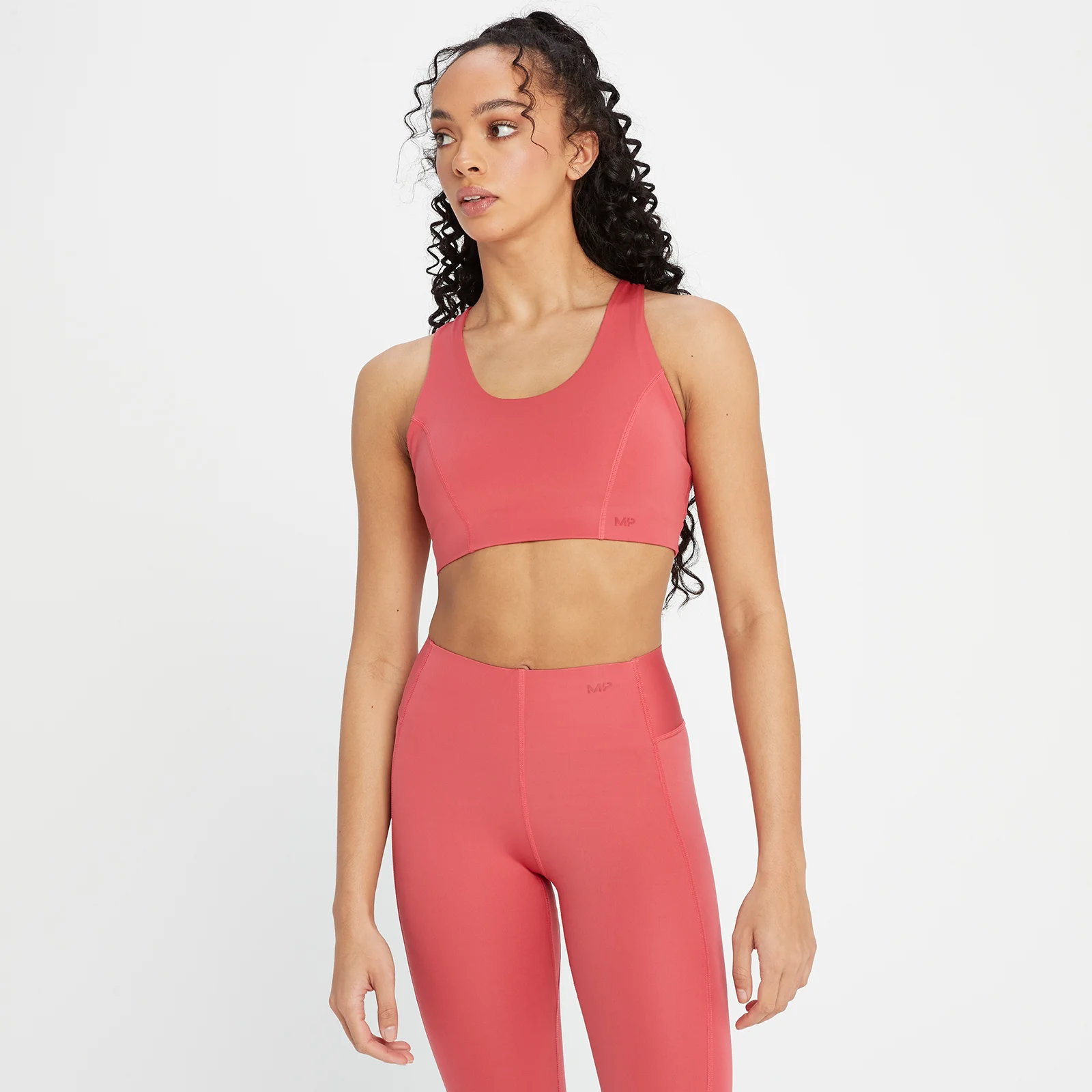 MP Women's Composure Repreve® Sports Bra - Berry Pink - XXS Image 1