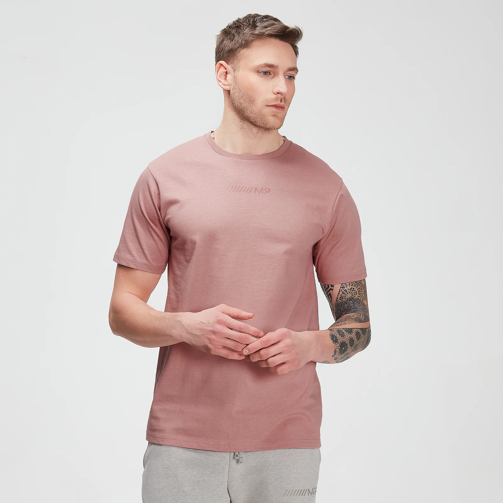 MP Men's Tonal Graphic Short Sleeve T-shirt – Washed Pink - XXS Image 1