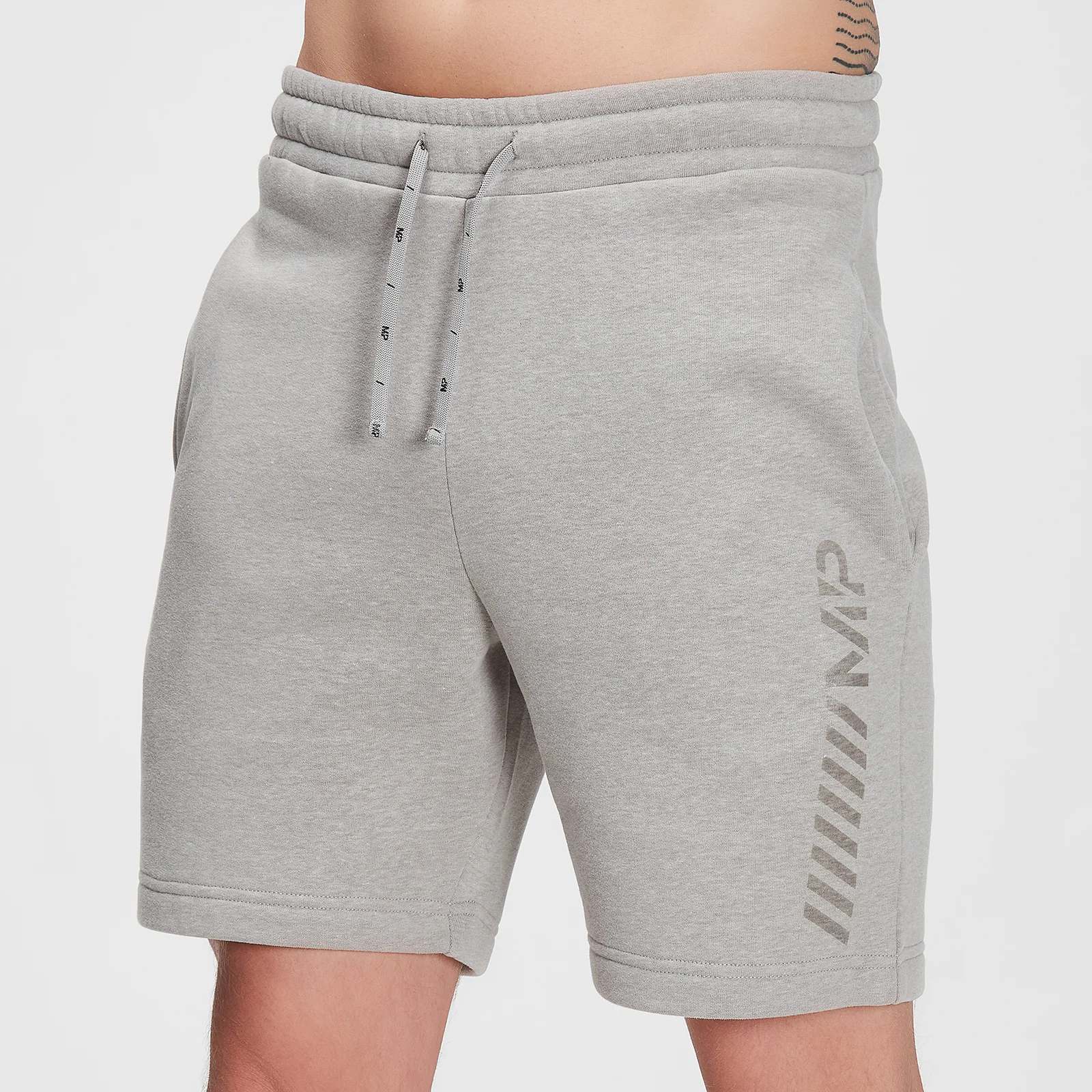 MP Men's Tonal Graphic Sweatshorts – Storm Grey Marl - XXS Image 1