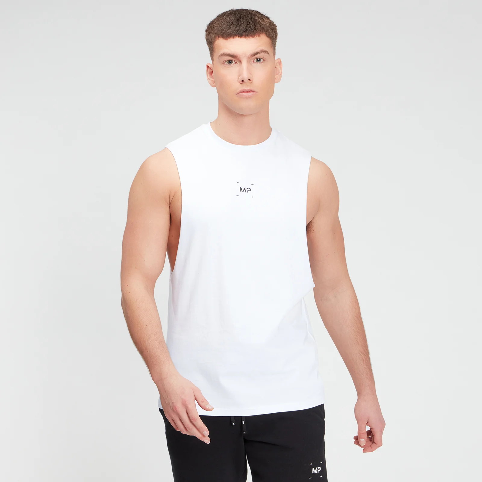 MP Men's Central Graphic Tank - White - XXS Image 1