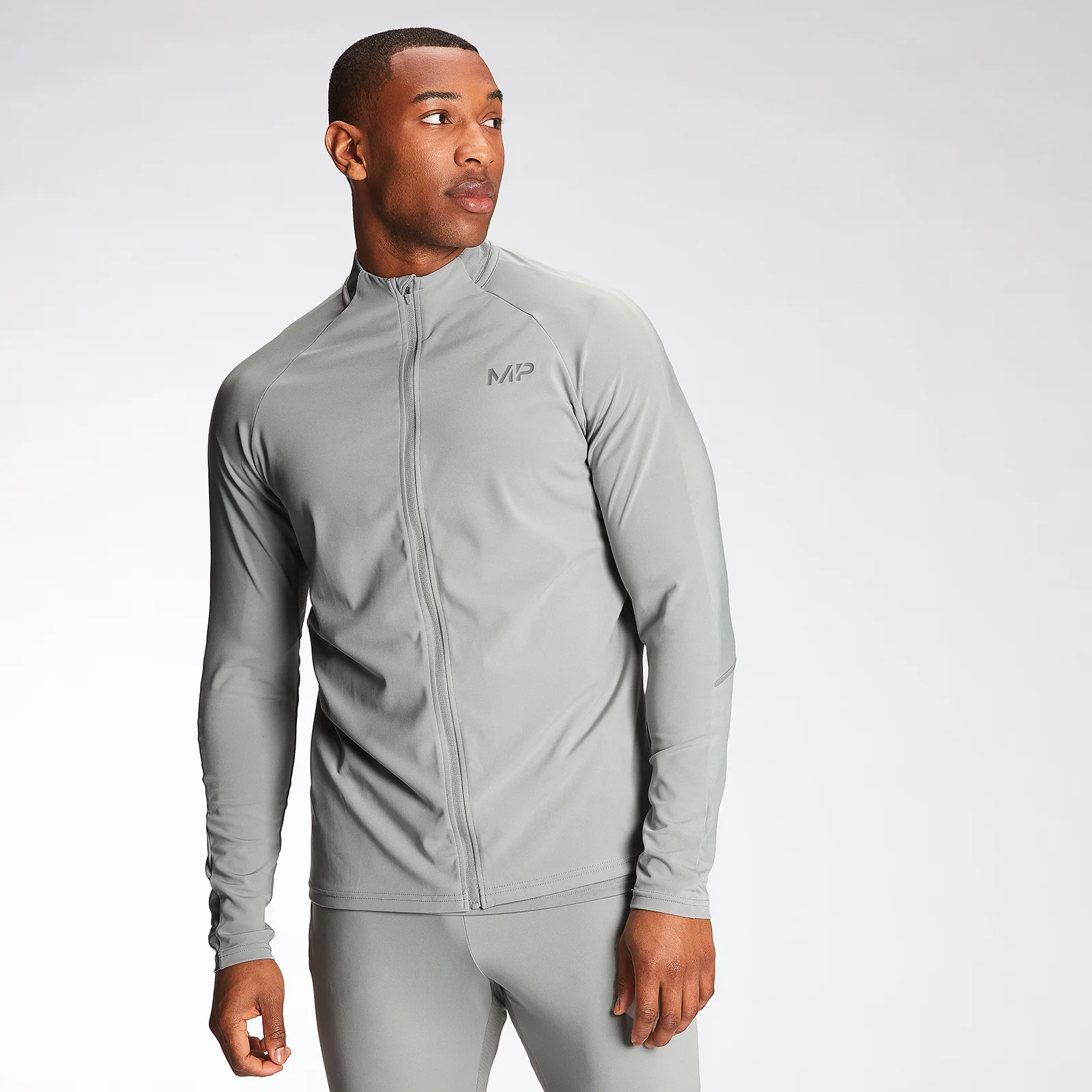 MP Men's Agility Track Top - Storm - XXS Image 1