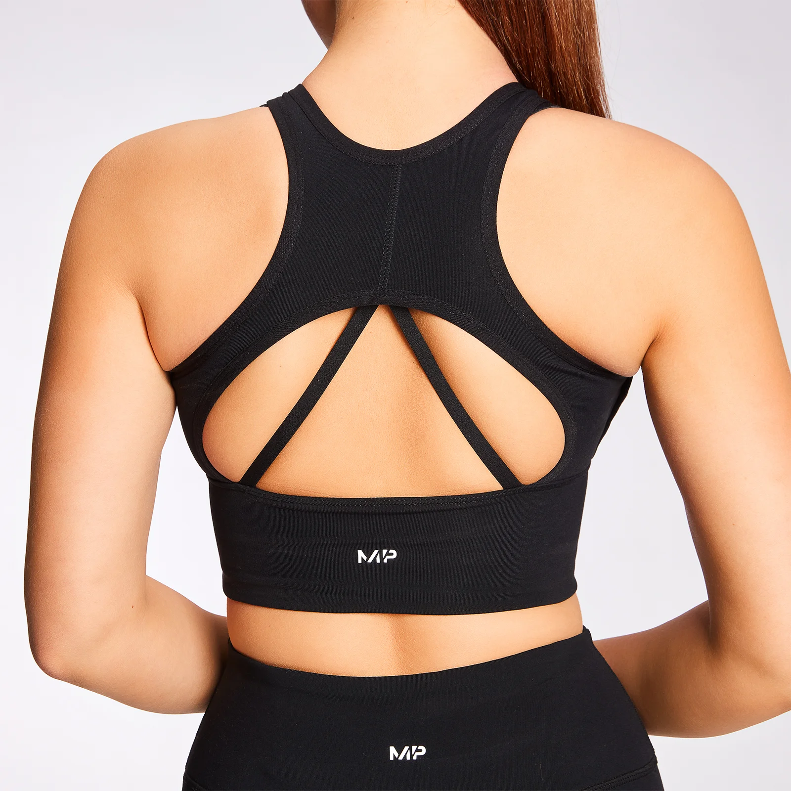 MP Women's Power Longline Sports Bra - Black - XS Image 1