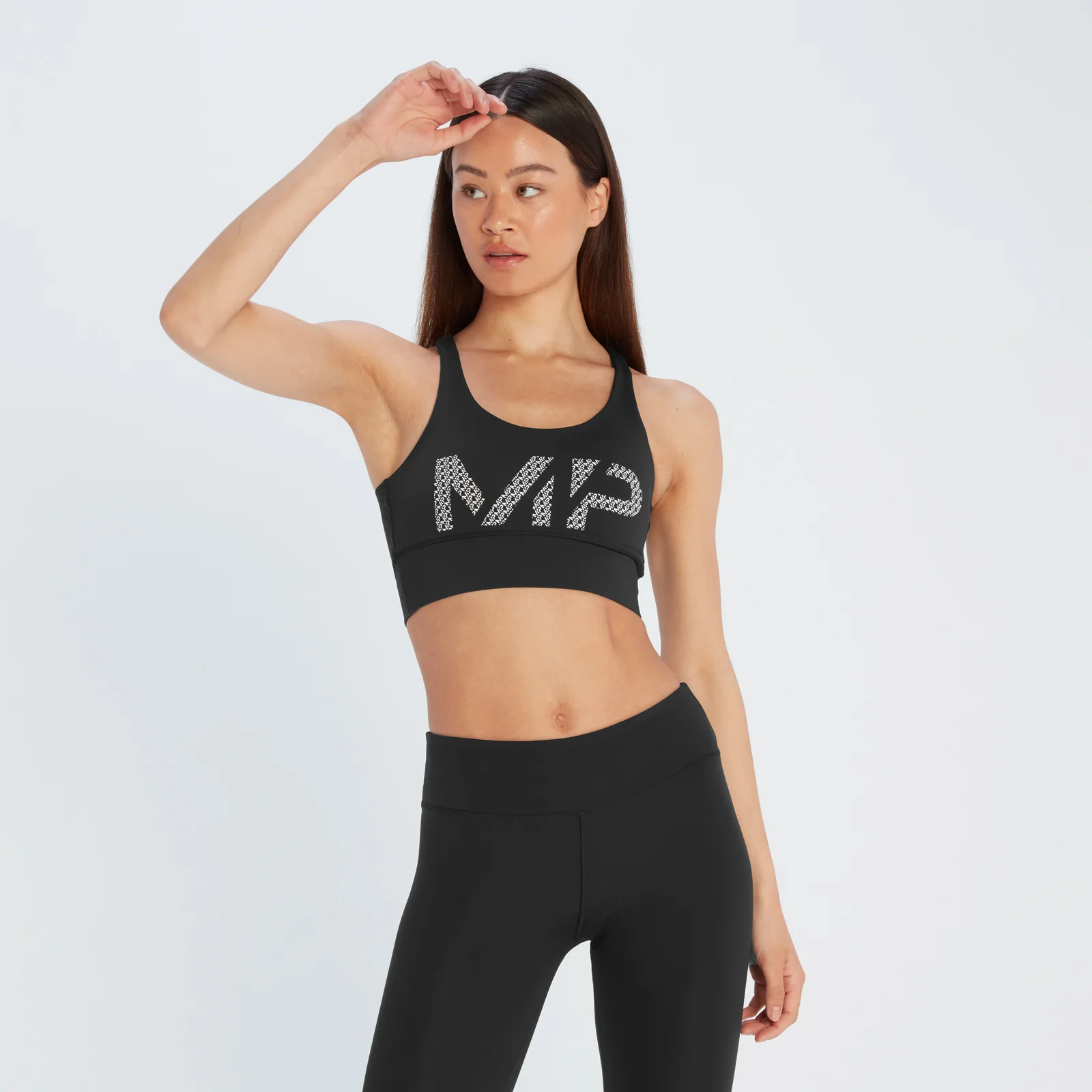 MP Women's Printed Training Bra - Black - S Image 1