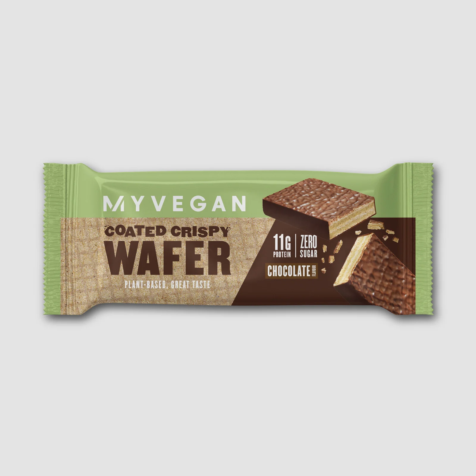 Vegan Coated Crispy Wafer (Sample) - Chocolate Image 1