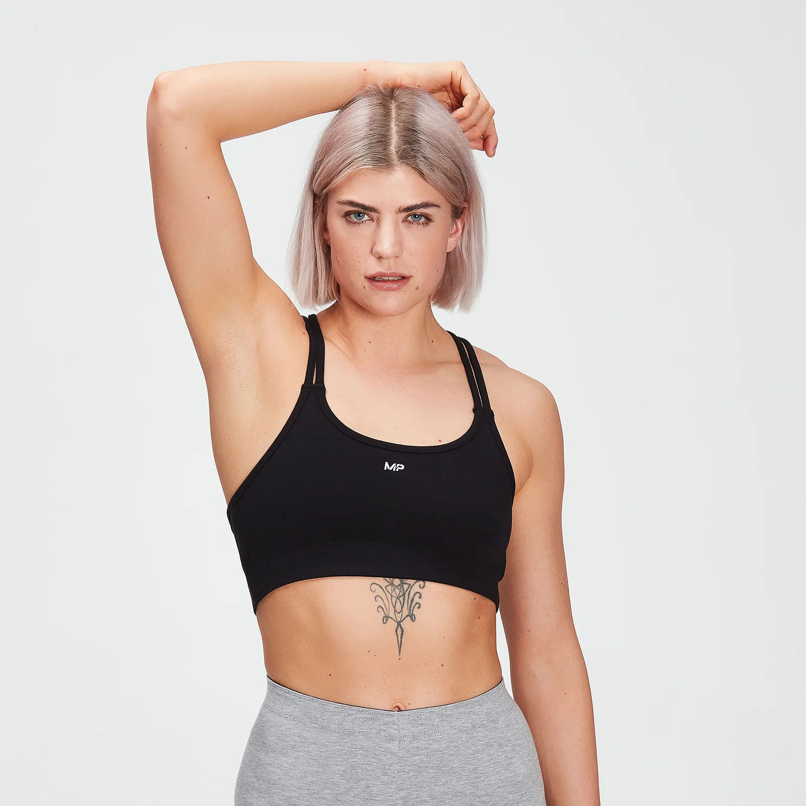 MP Women's Training Sports Bra - Black - XXS Image 1