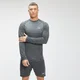 MP Men's Seamless Long Sleeve Top - Dark Grey Marl
