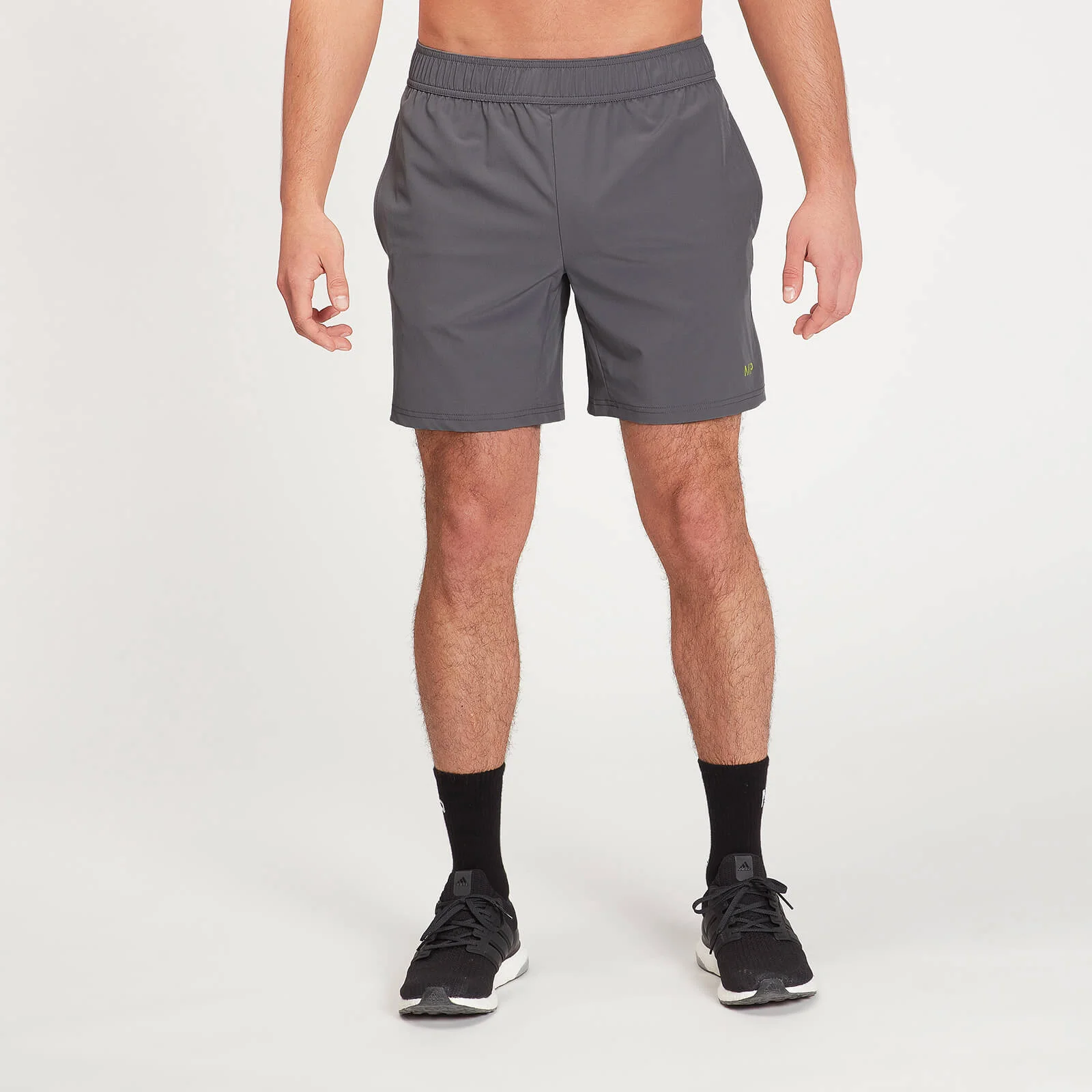 MP Men's Graphic Running Shorts - Carbon - XS Image 1