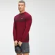 MP Men's Seamless Long Sleeve Top - Wine Marl