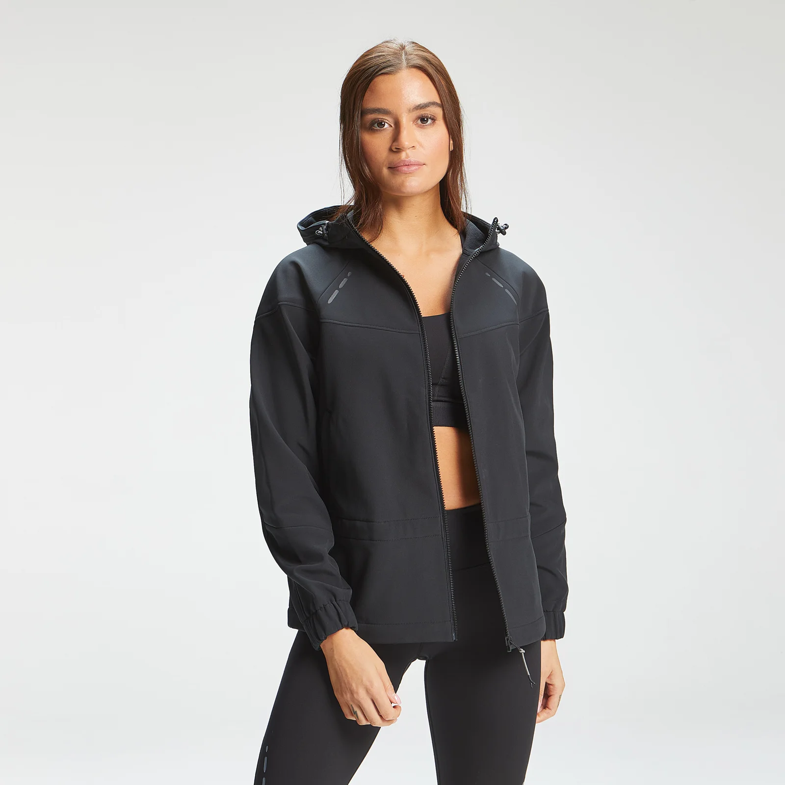 MP Women's Power Ultra Soft Shell Jacket - Black - XXS Image 1