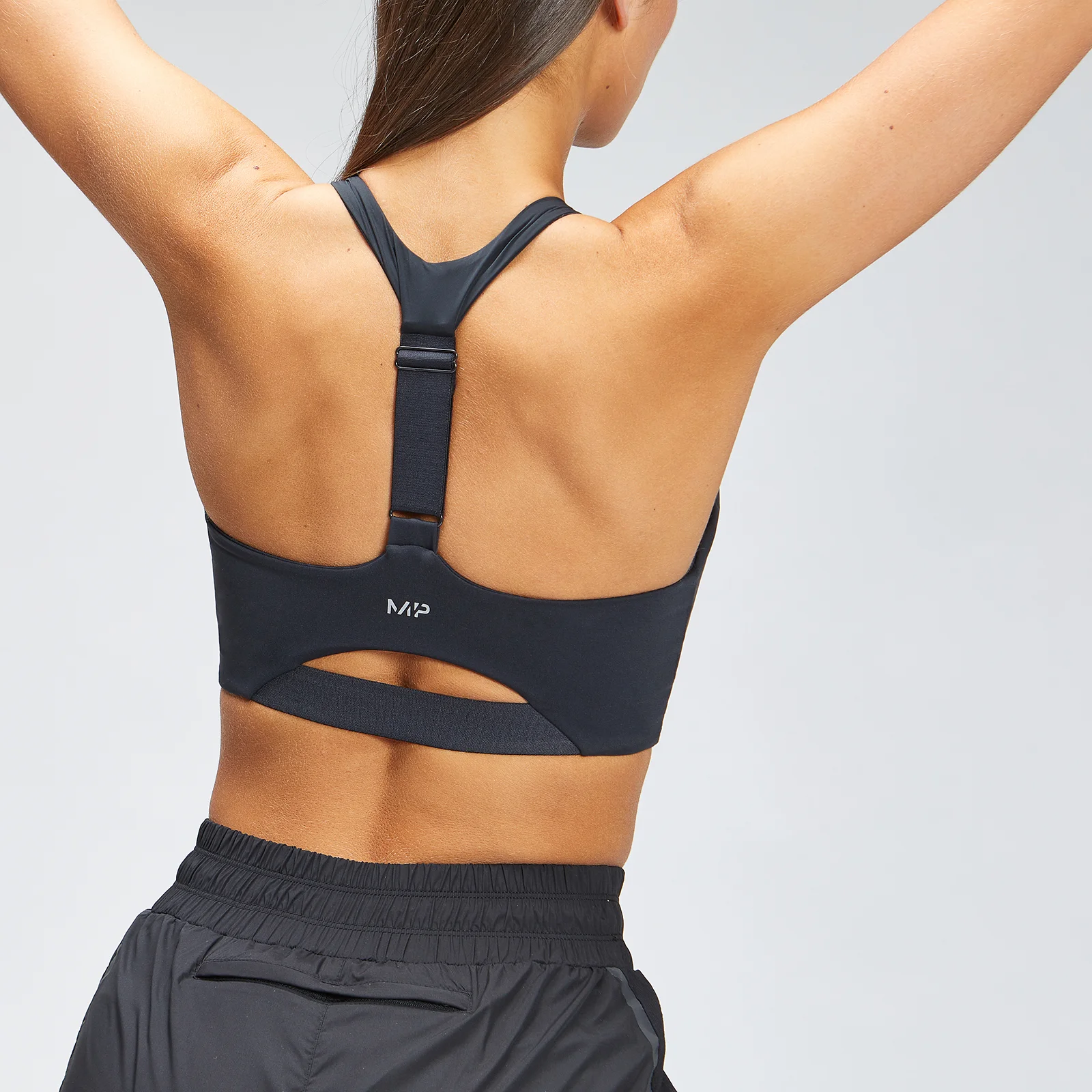 MP Women's Velocity Reflective Sports Bra - Black - M Image 1