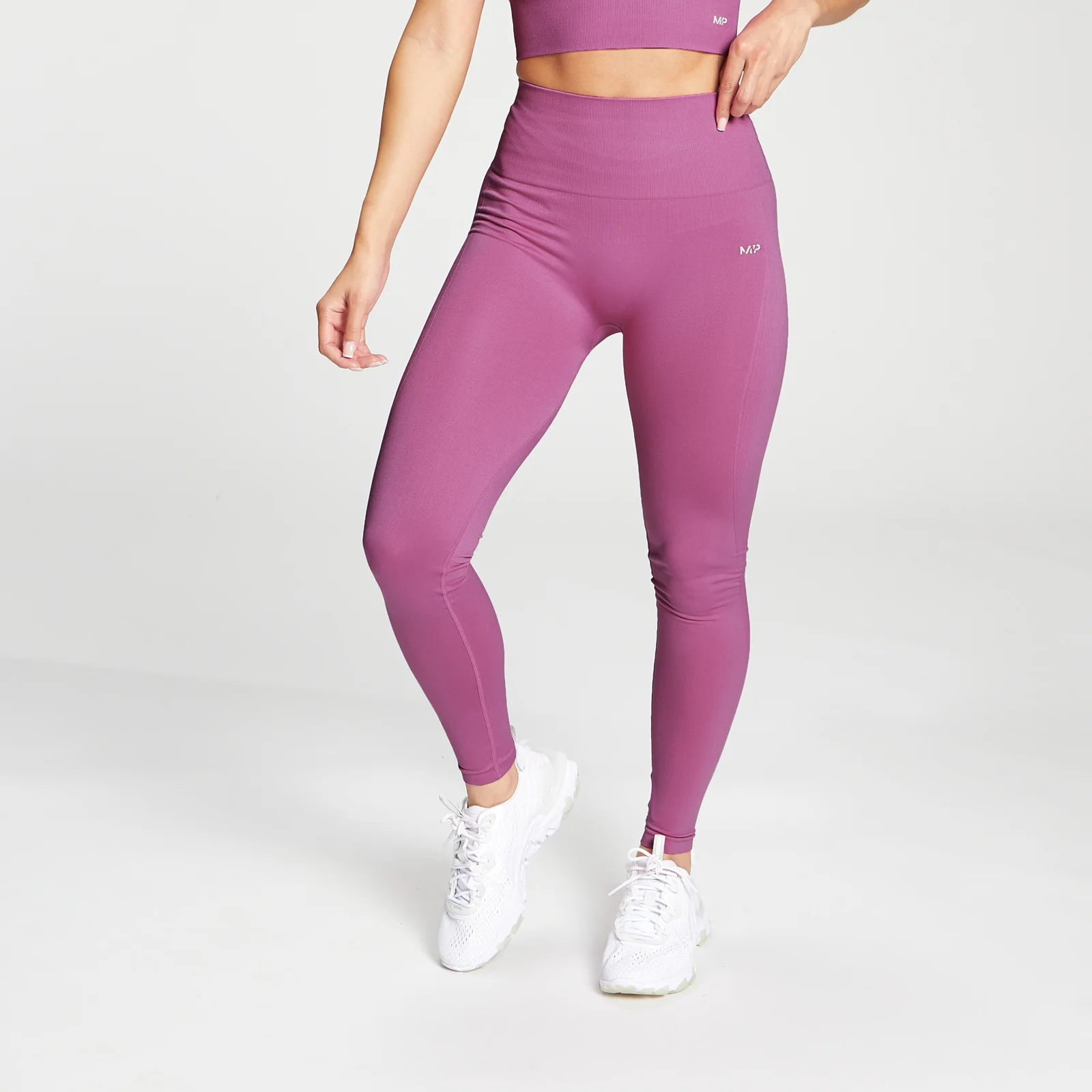 MP Women's Shape Seamless Leggings - Orchid - M Image 1