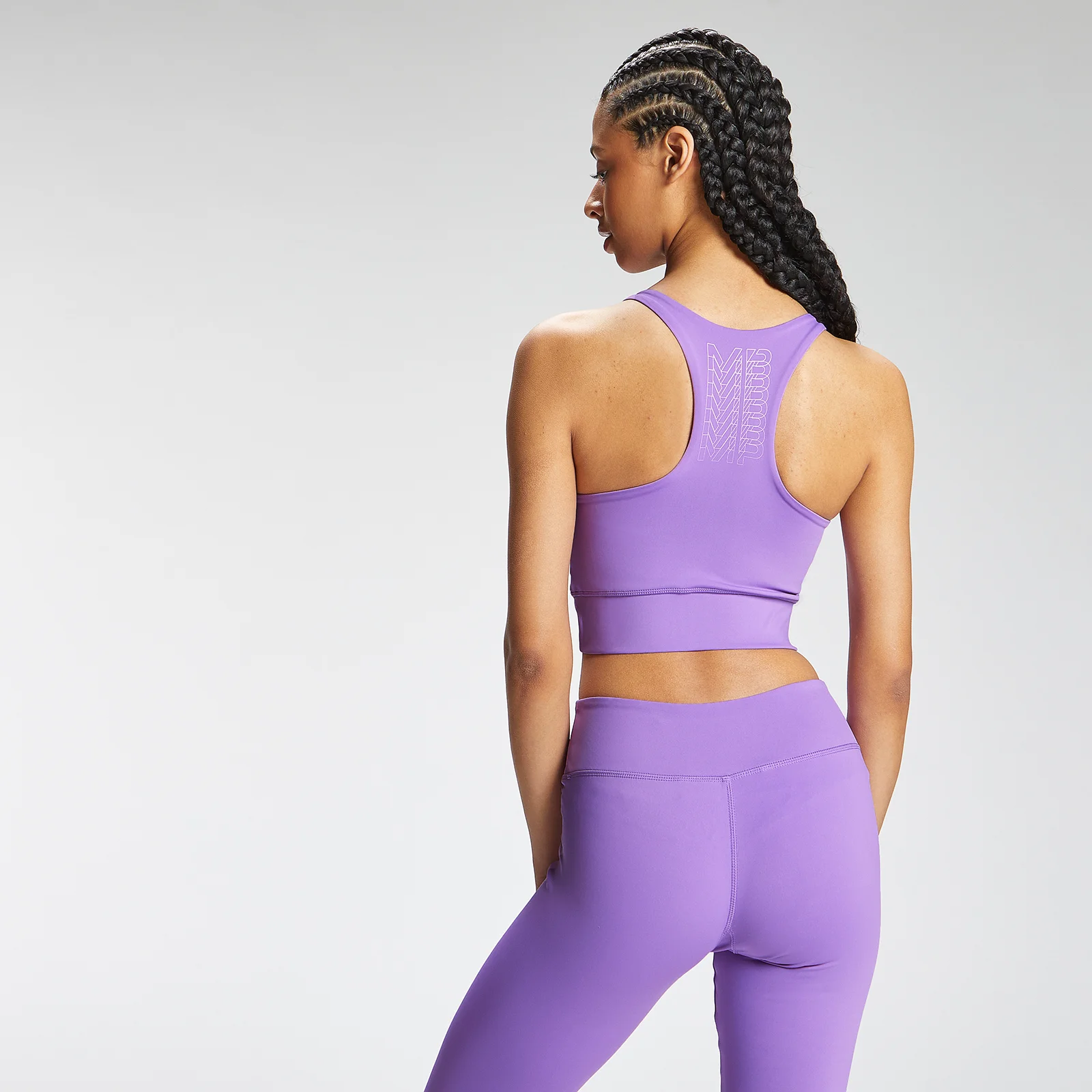 MP Women's Repeat MP Training Racerback Bra - Deep Lilac - XS Image 1