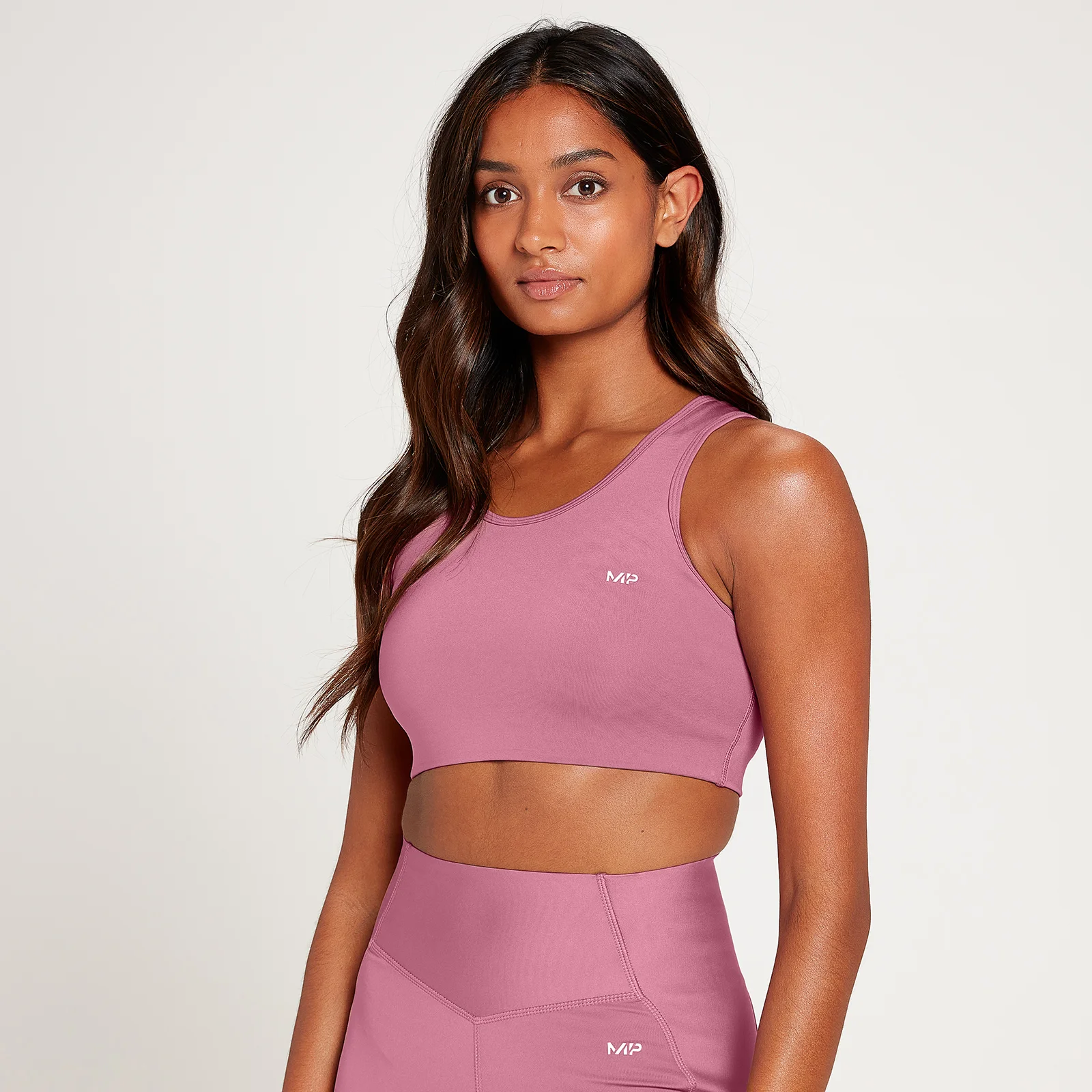 MP Women's Sculpt Laser Cut Sports Bra - Mauve - XS Image 1