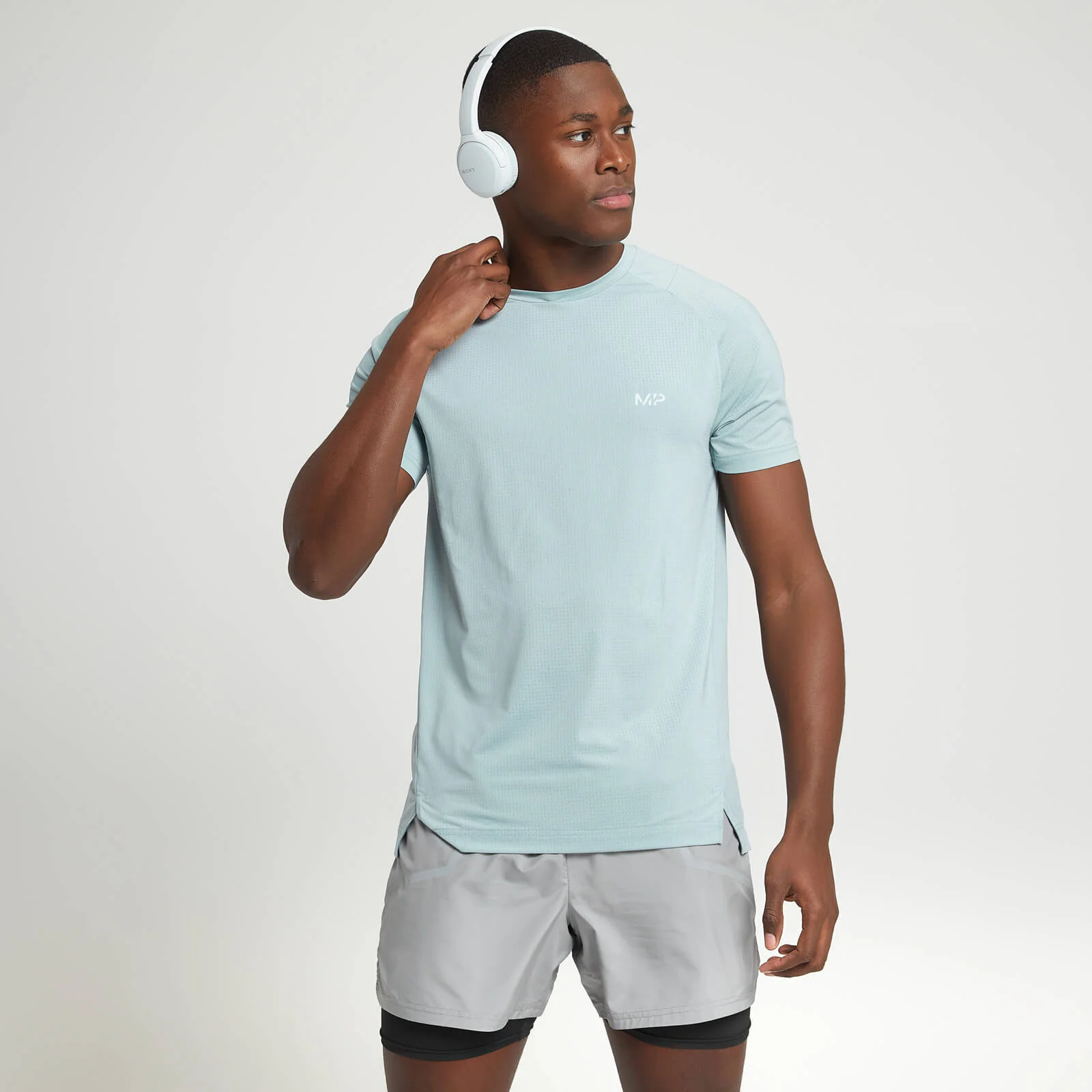 MP Men's Velocity Ultra Short Sleeve T-Shirt - Ice Blue - XS Image 1