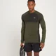 MP Men's Seamless Long Sleeve Top - Dark Olive Marl