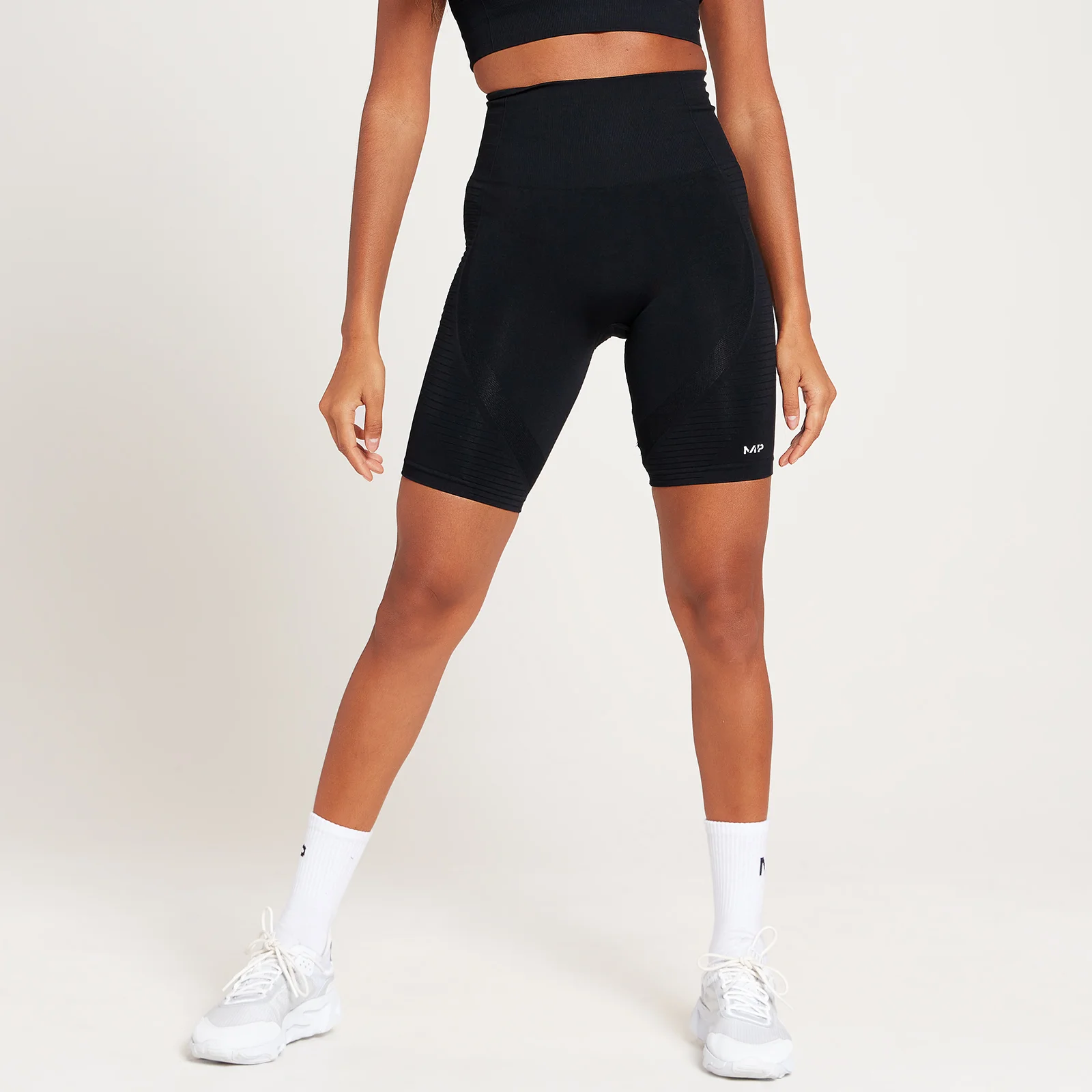 MP Women's Tempo Seamless Cycling Shorts - Black - S Image 1