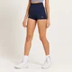 MP Women's Curve High Waisted Booty Shorts - Galaxy Blue Marl