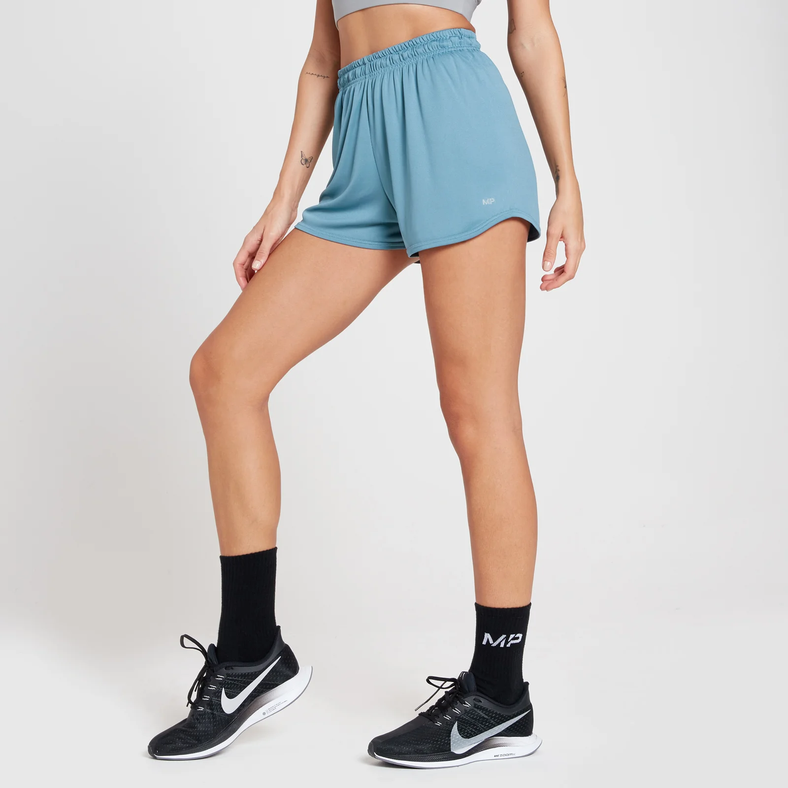 MP Women's Velocity Jersey Shorts - Stone Blue - XXS Image 1