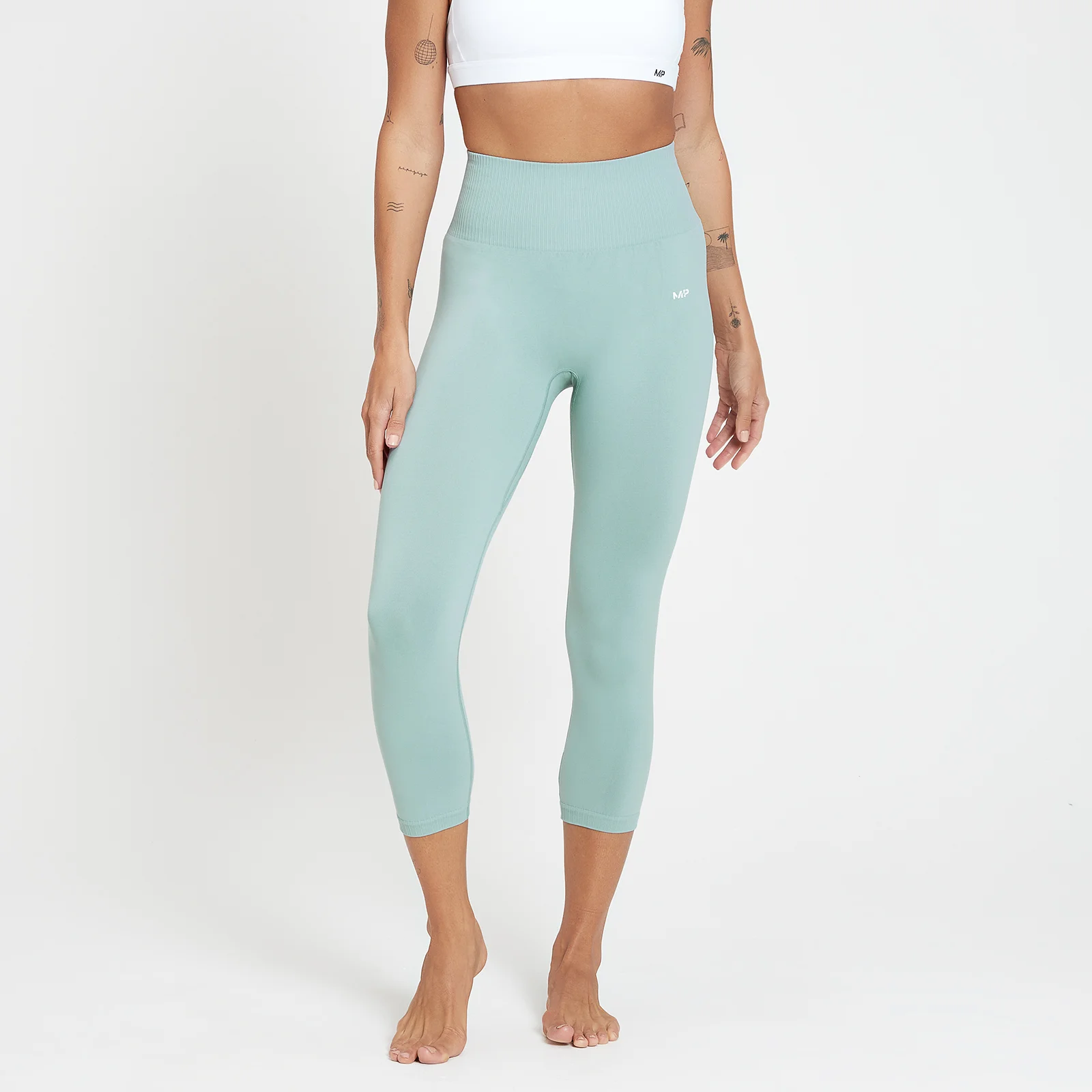 MP Women's Composure Capri Leggings - Ice Blue - XXS Image 1