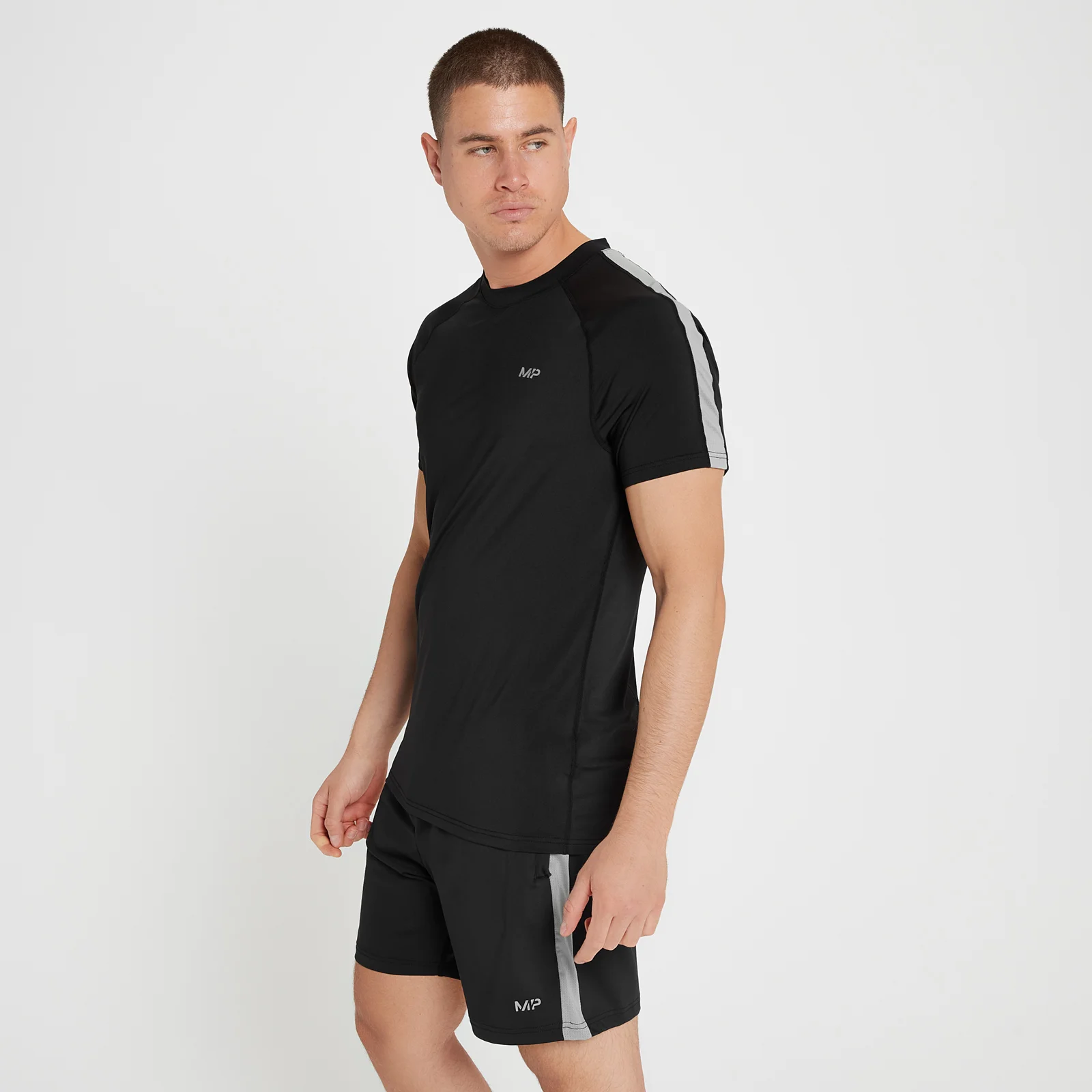 MP Men's Tempo Short Sleeve T-Shirt - Black - XXS Image 1