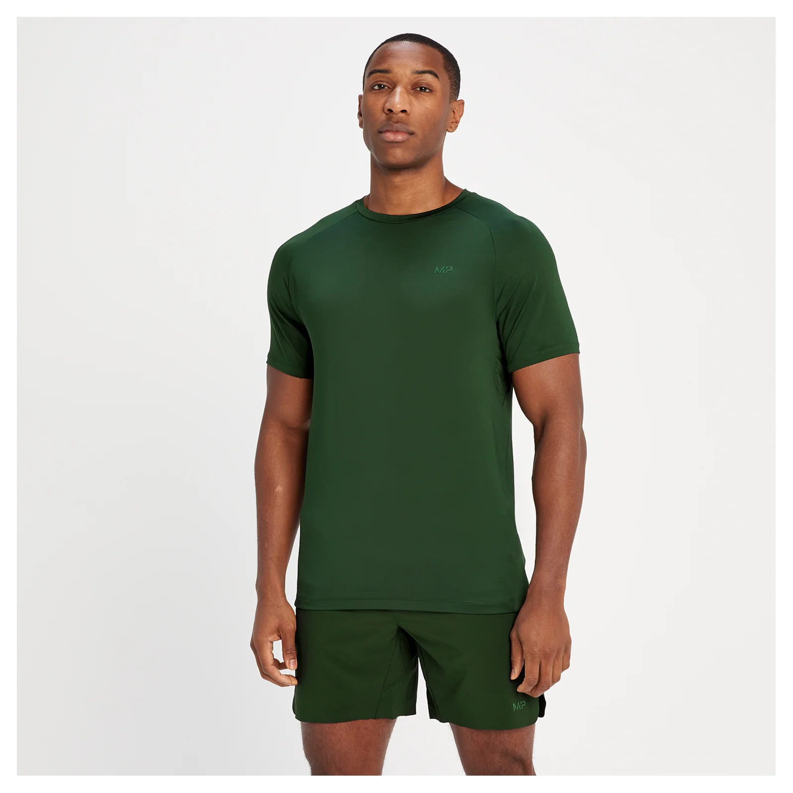 MP Men's Training Ultra Short Sleeve T-Shirt - Evergreen - XXS Image 1