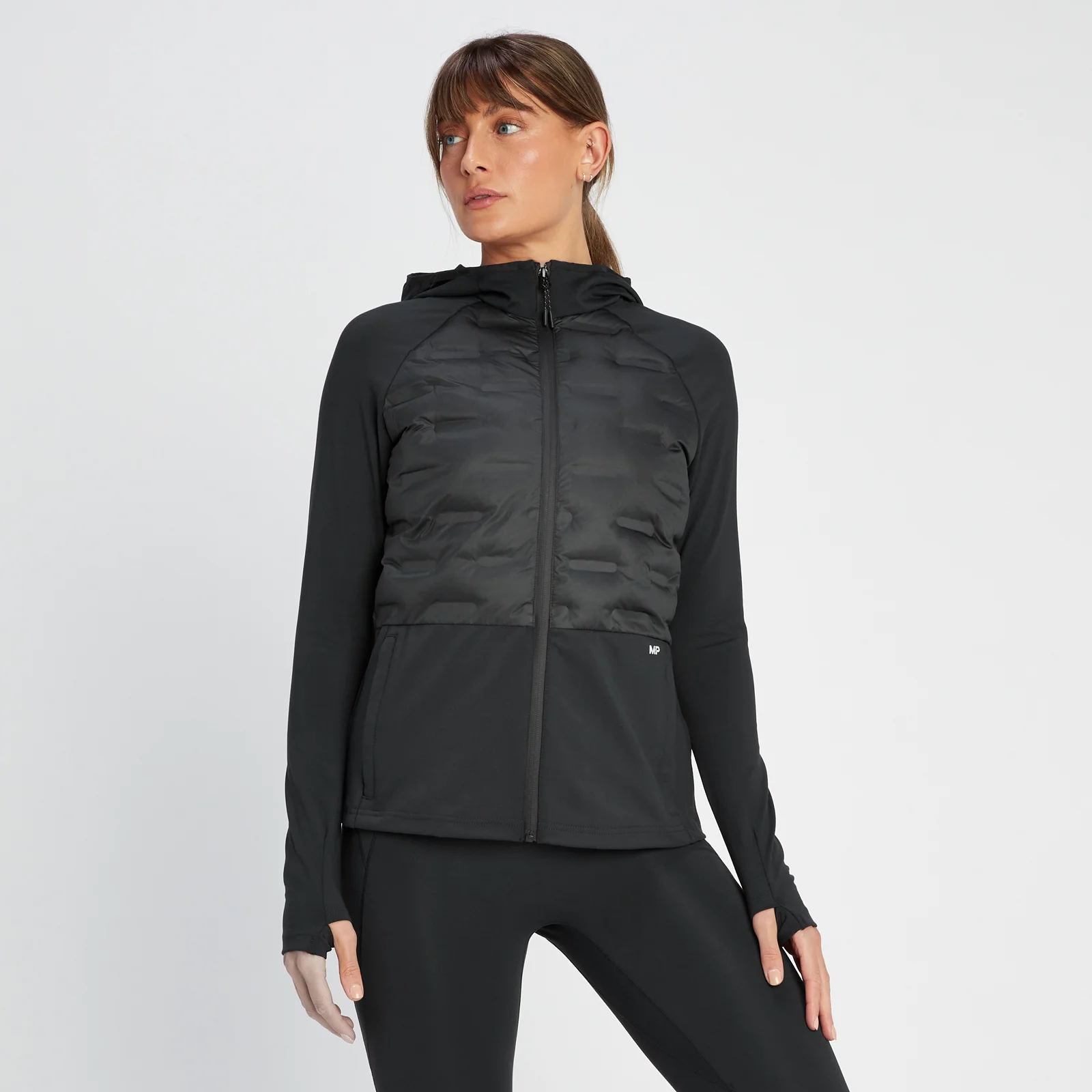 MP Women's Tempo Ultra Padded Jacket - Black - XXS Image 1