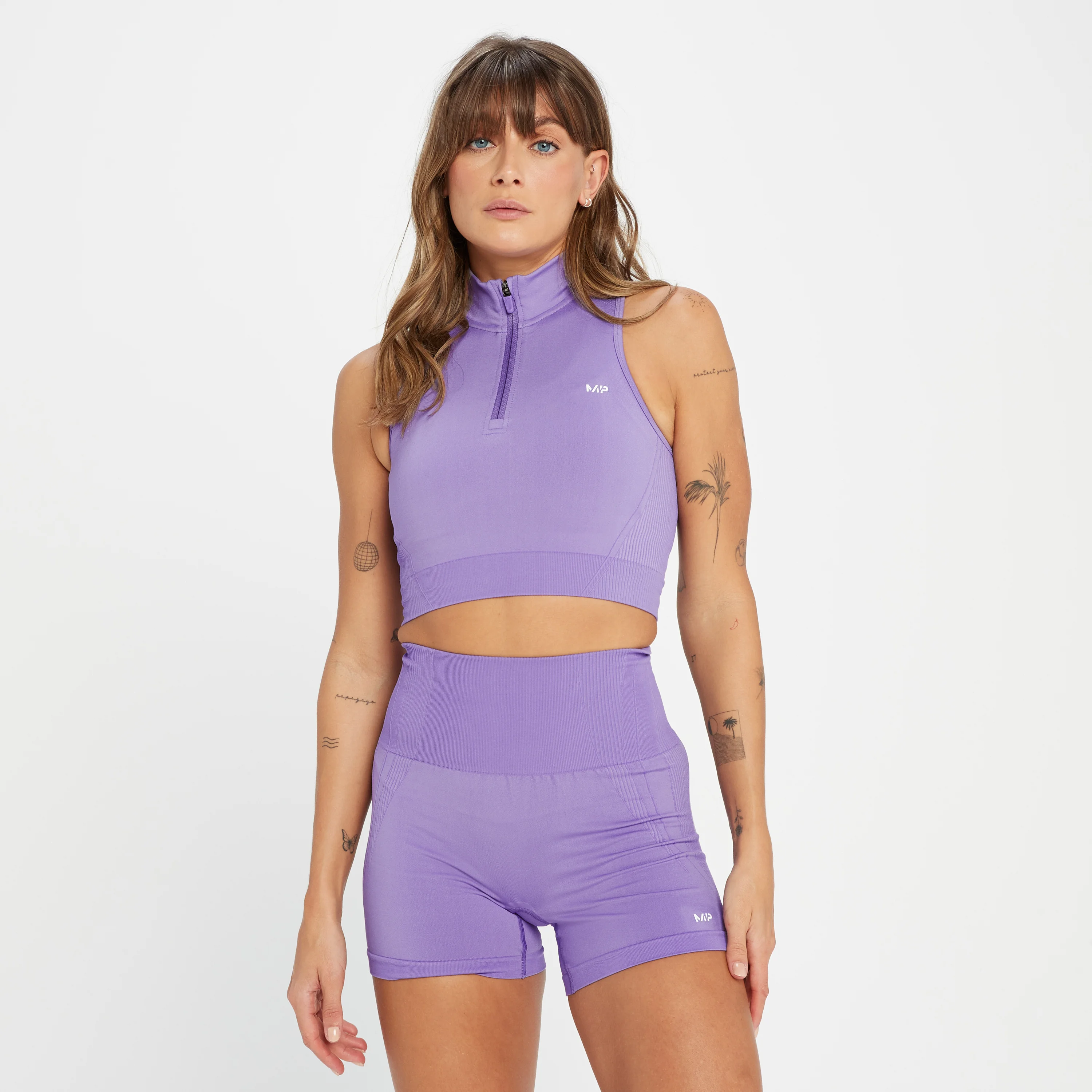 MP Women's Tempo Tonal Seamless Vest - Electric Lilac - XS Image 1