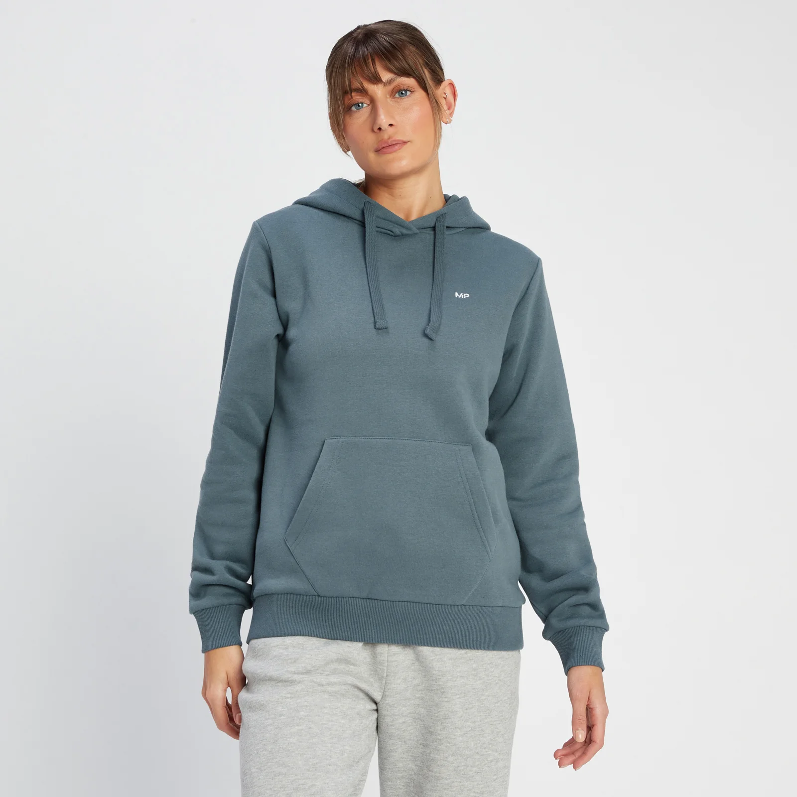 MP Women's Rest Day Hoodie - Smoke Blue - XXS Image 1