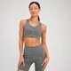 MP Women's Tempo Animal Print Sports Bra - Slate Grey