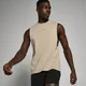 MP Men's Tempo Washed Drop Armhole Tank Top - Washed Stone