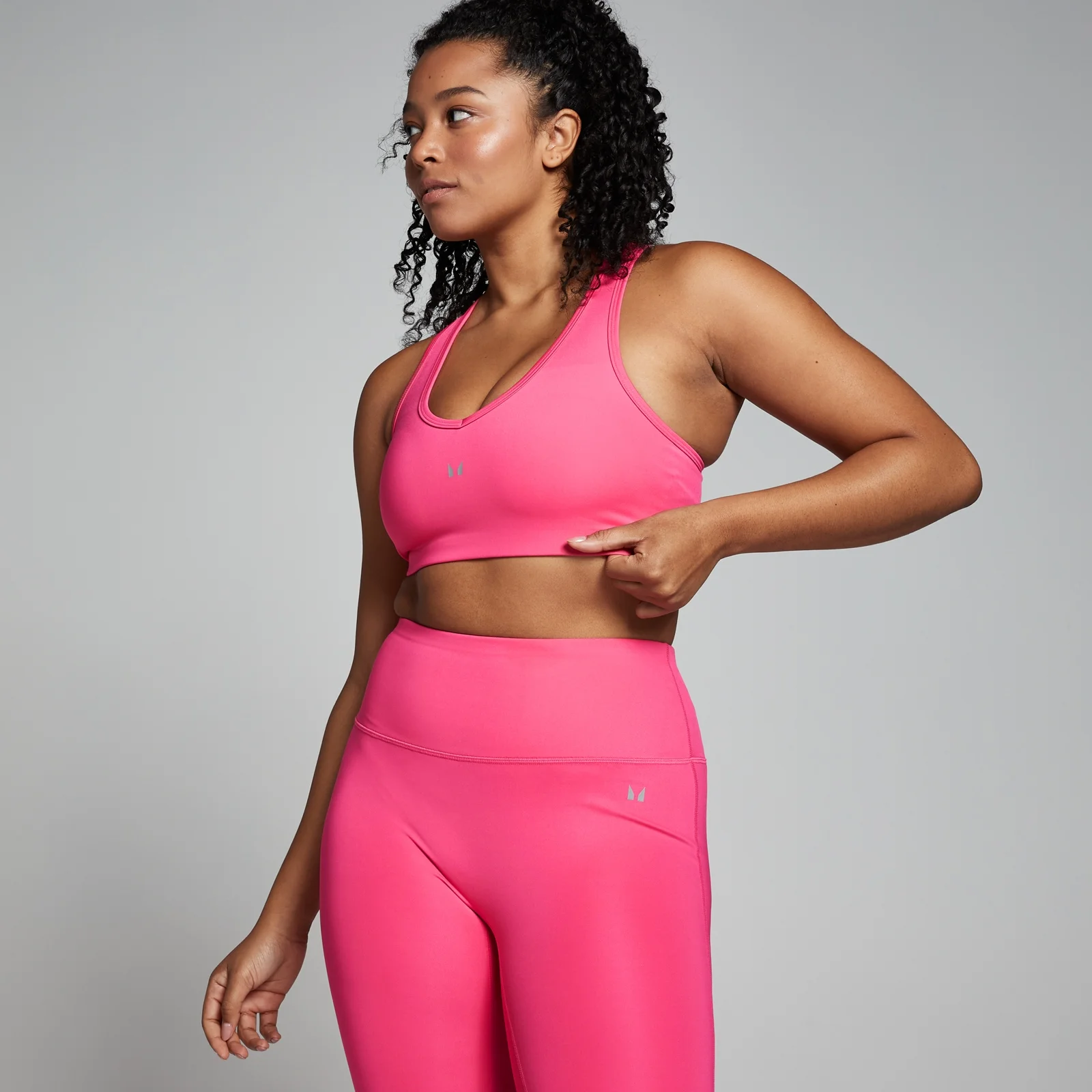 MP Women's Velocity Sports Bra - Hot Pink - L Image 1