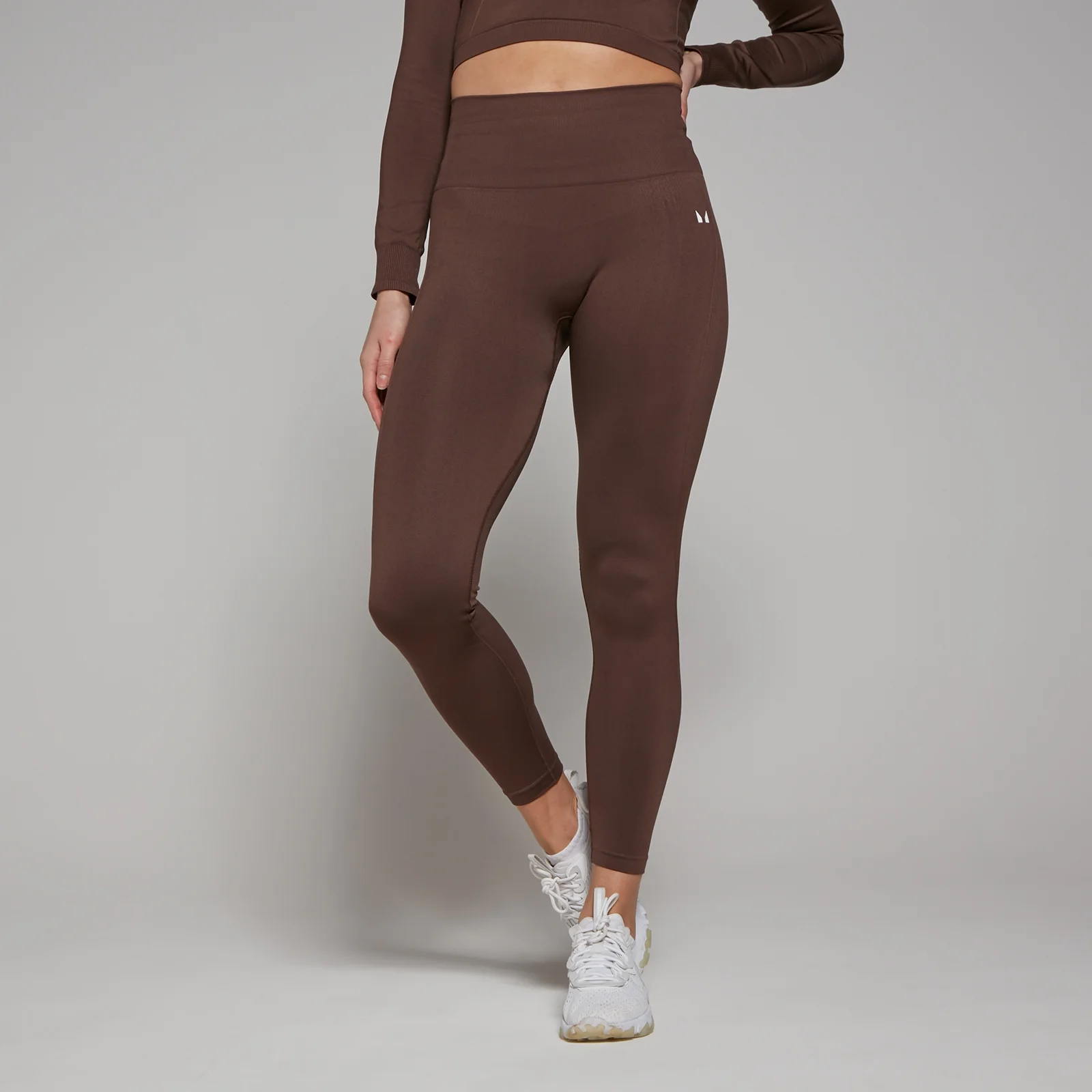 MP Women's Shape Seamless 7/8 Leggings - Walnut - XS Image 1